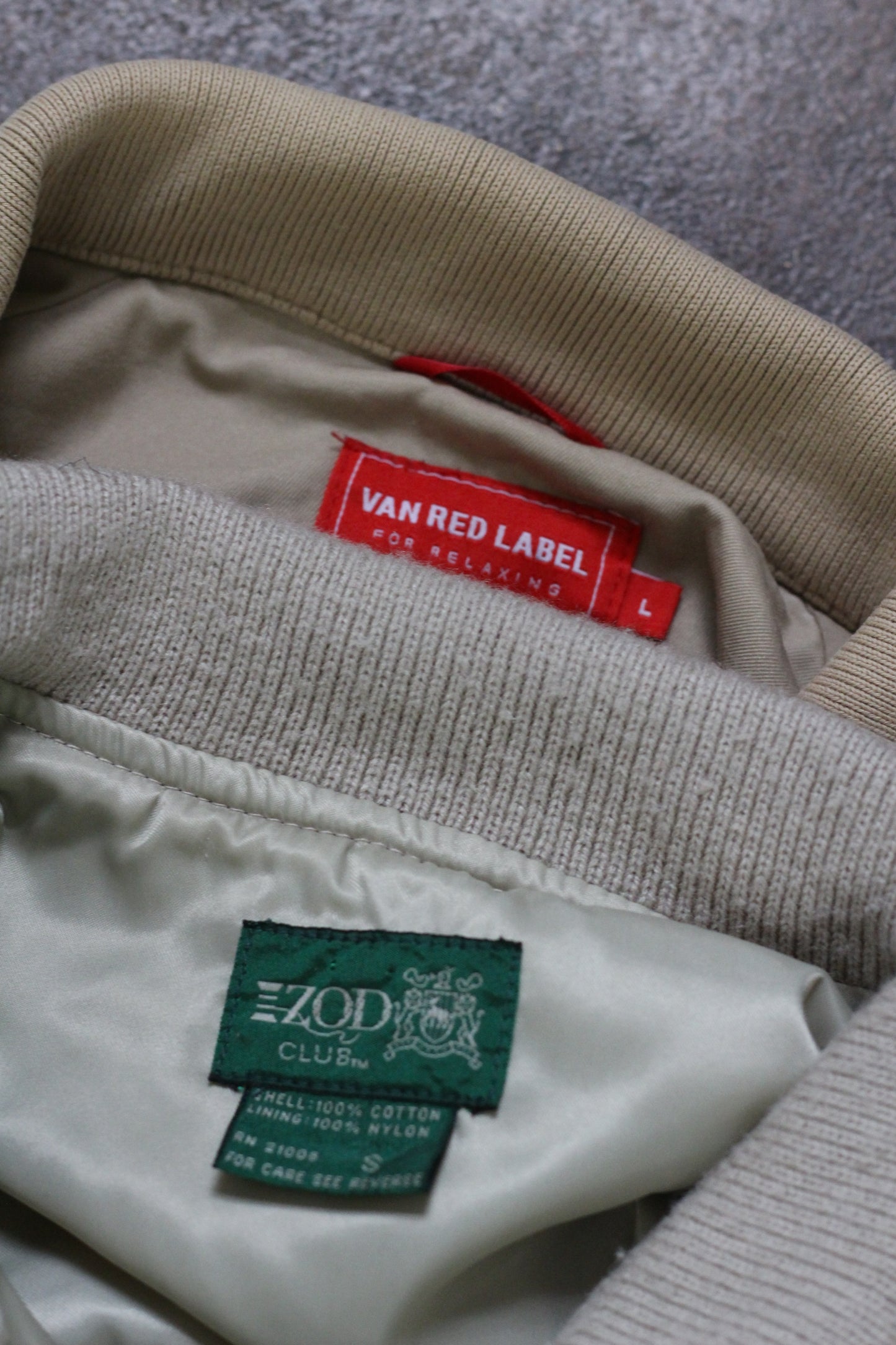 90's IZOD Lacoste&VAN Swing Top x2点
