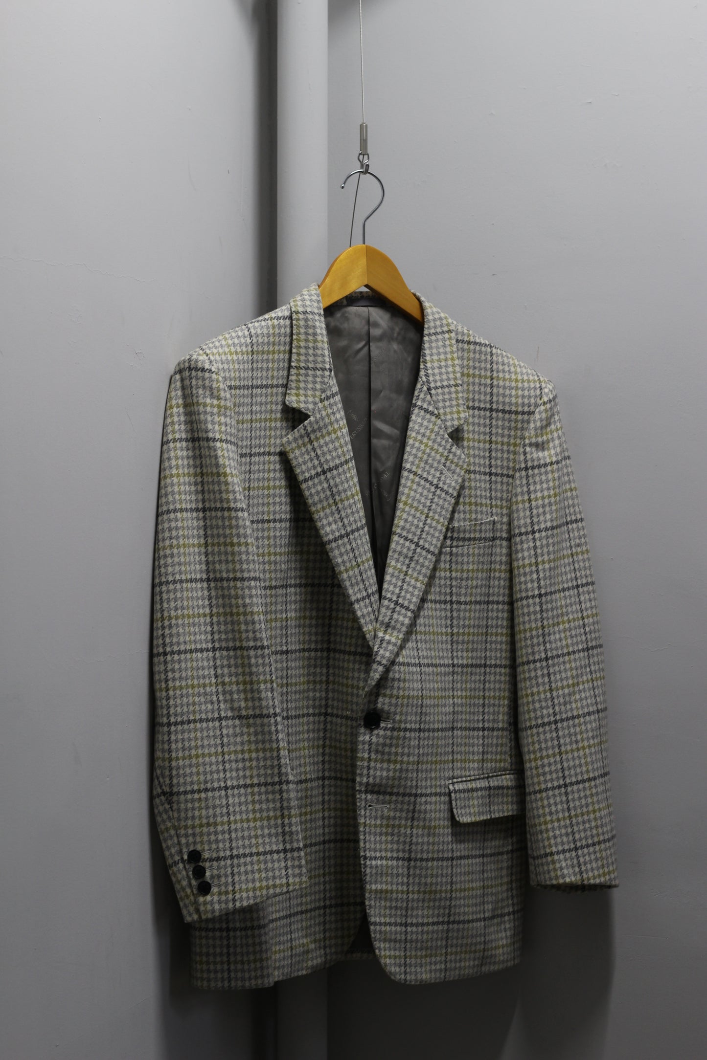 Men's Cashmere Mix Houndstooth Tailored Jacket x2点