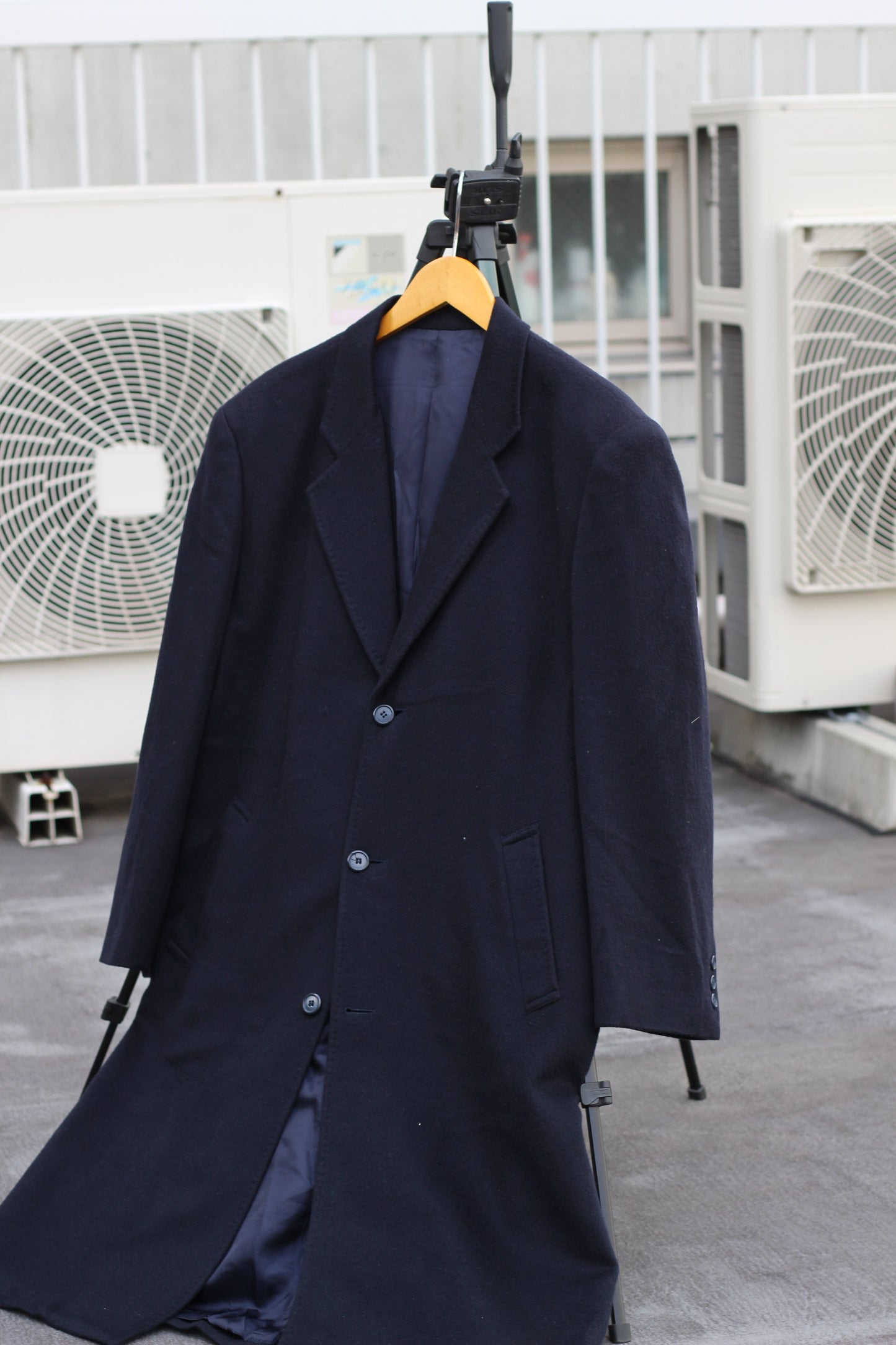 Men's 100% Cashmere Chesterfield Coat x3点
