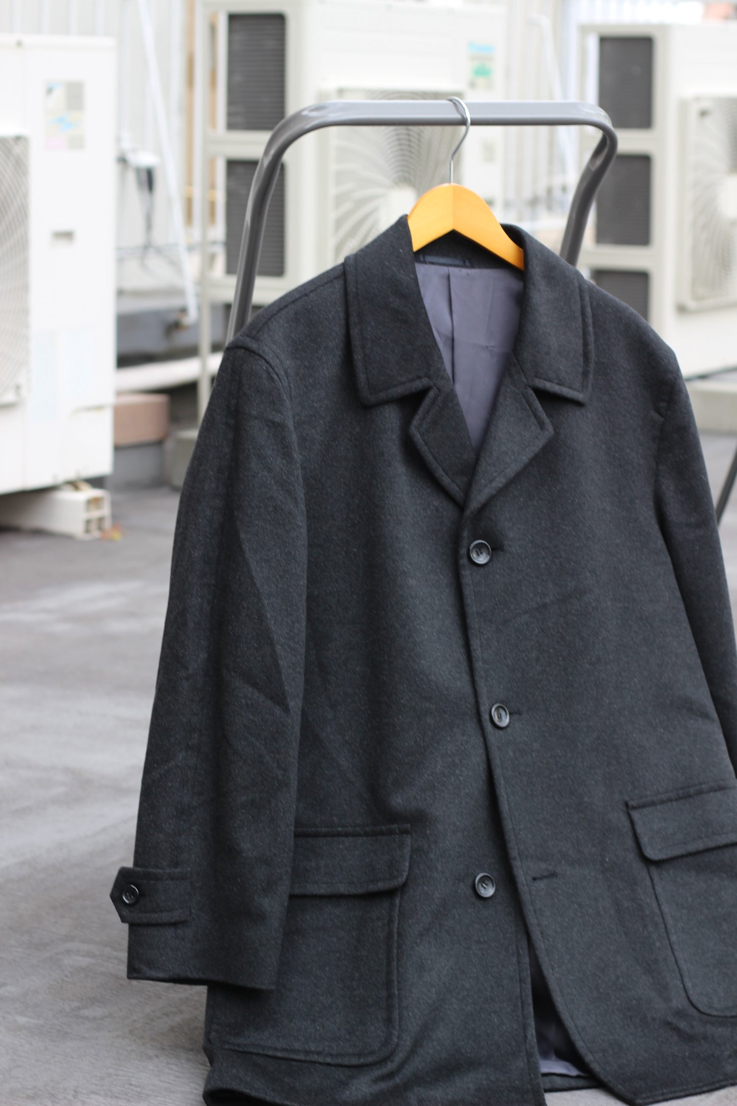 Men's 100% Cashmere Chesterfield Coat x3点
