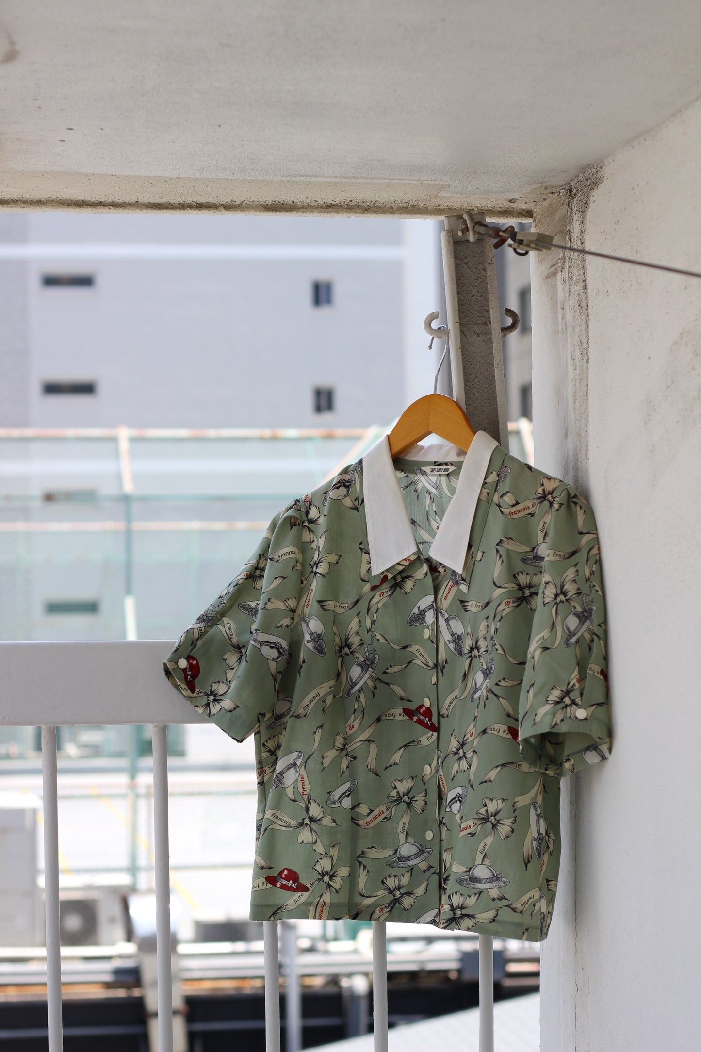 Vintage Design Short Sleeve Blouse x9点
