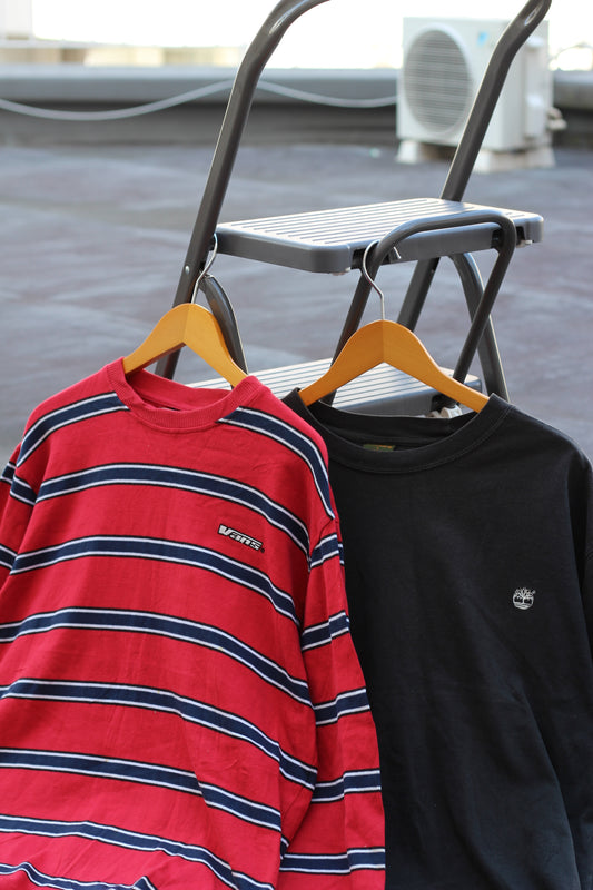 90-00's Vans & Timberland Long Sleeve T-Shirt set x2点