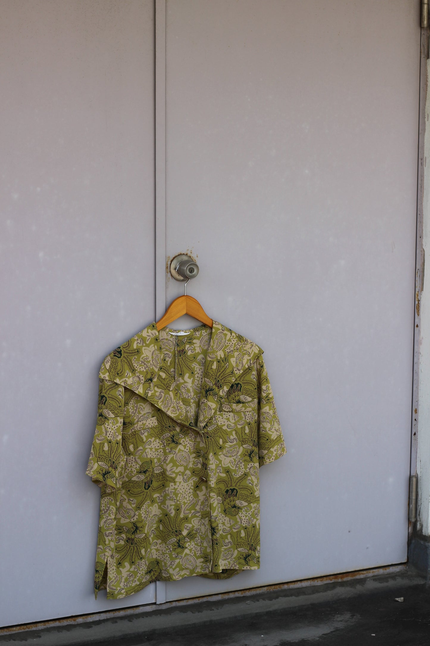Vintage Design Short Sleeve Blouse x9点