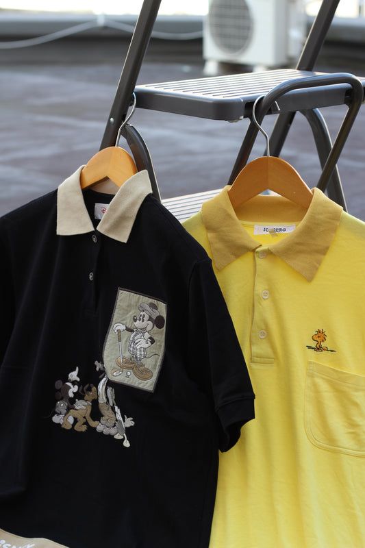 Disney & Peanuts Short Sleeve Polo Shirt set x2点