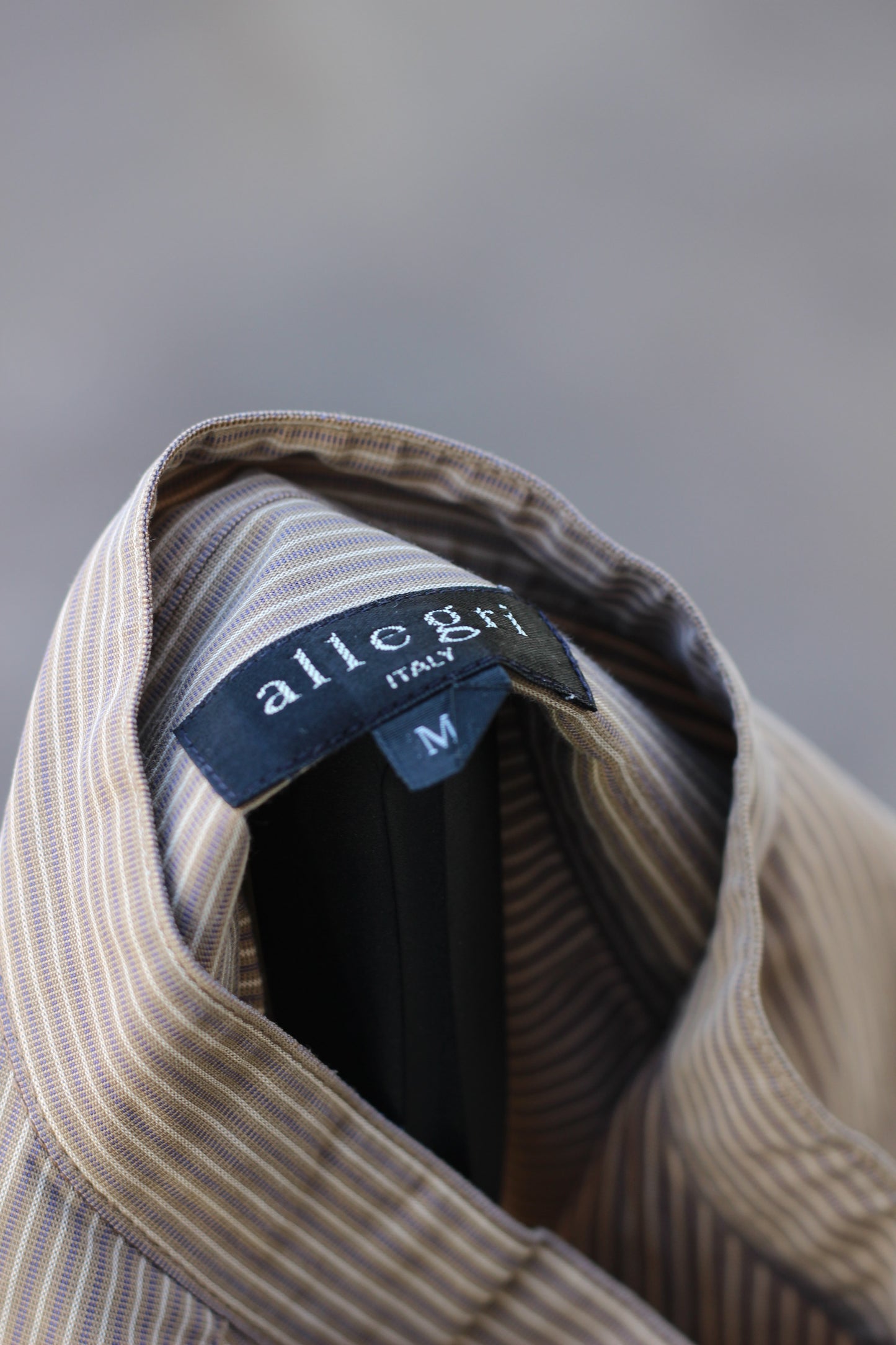 90's allegri Band Collar Long Sleeve Shirt x2点