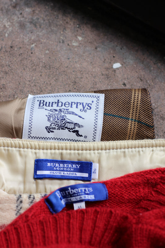 Old Burberry x3点