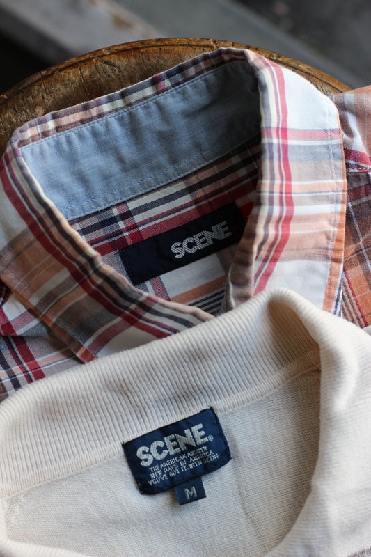 70-80's SCENE Ivy League Style Short Sleeve Shirts & Polo Shirts set x2点