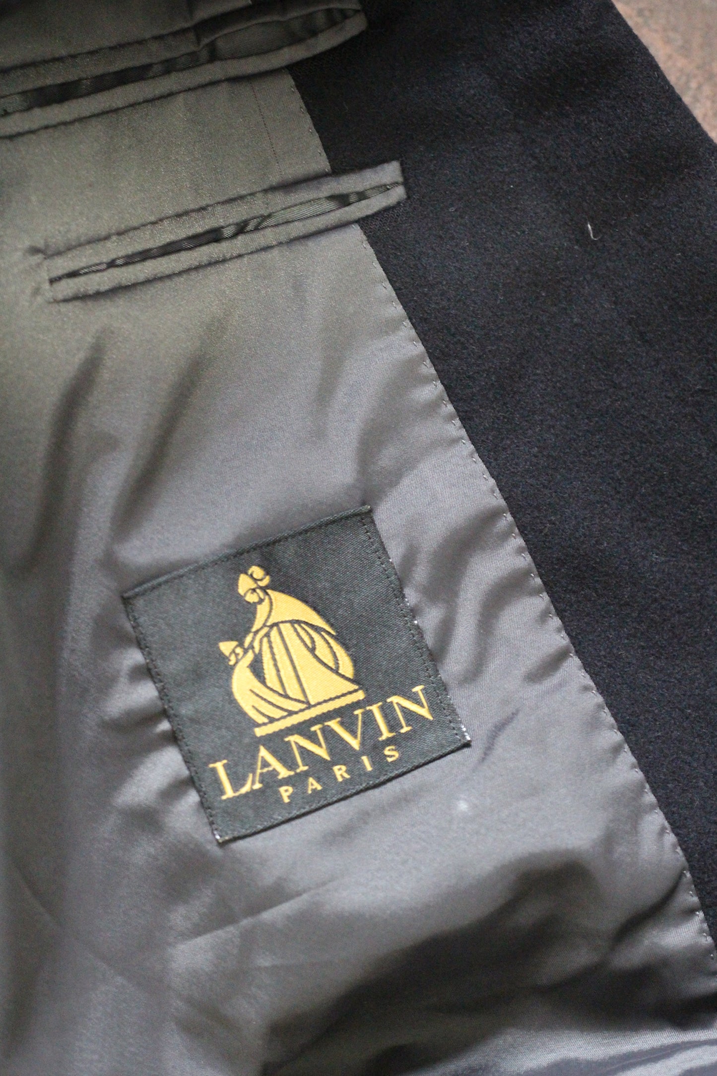 Men's brand & High-Grade Silver Button Double-Breasted Tailored Jacket x2点