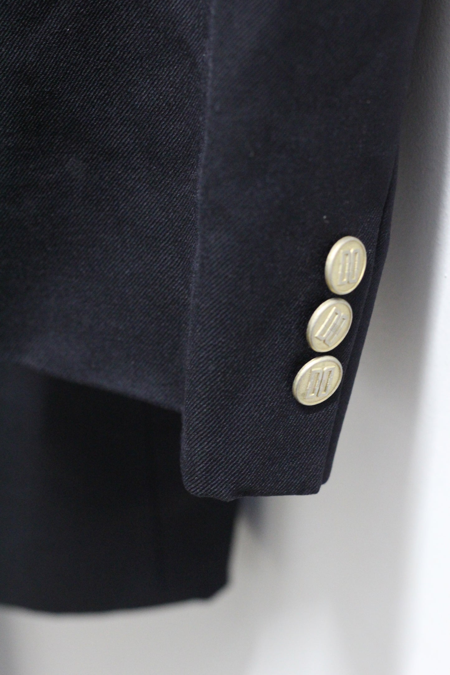 Men's brand & High-Grade Silver Button Double-Breasted Tailored Jacket x2点