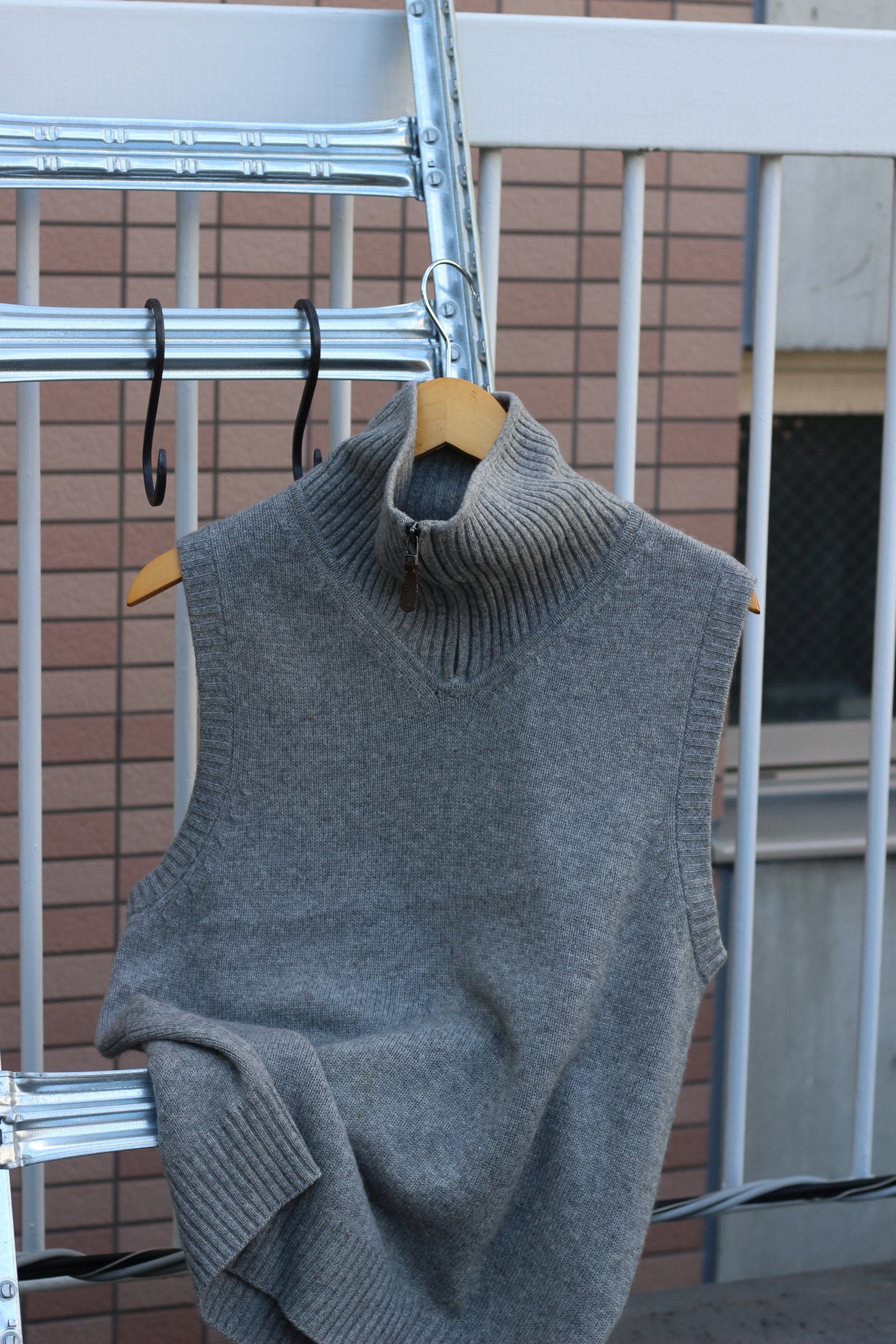 Men's 100% Cashmere Half-Zip Knit x2点