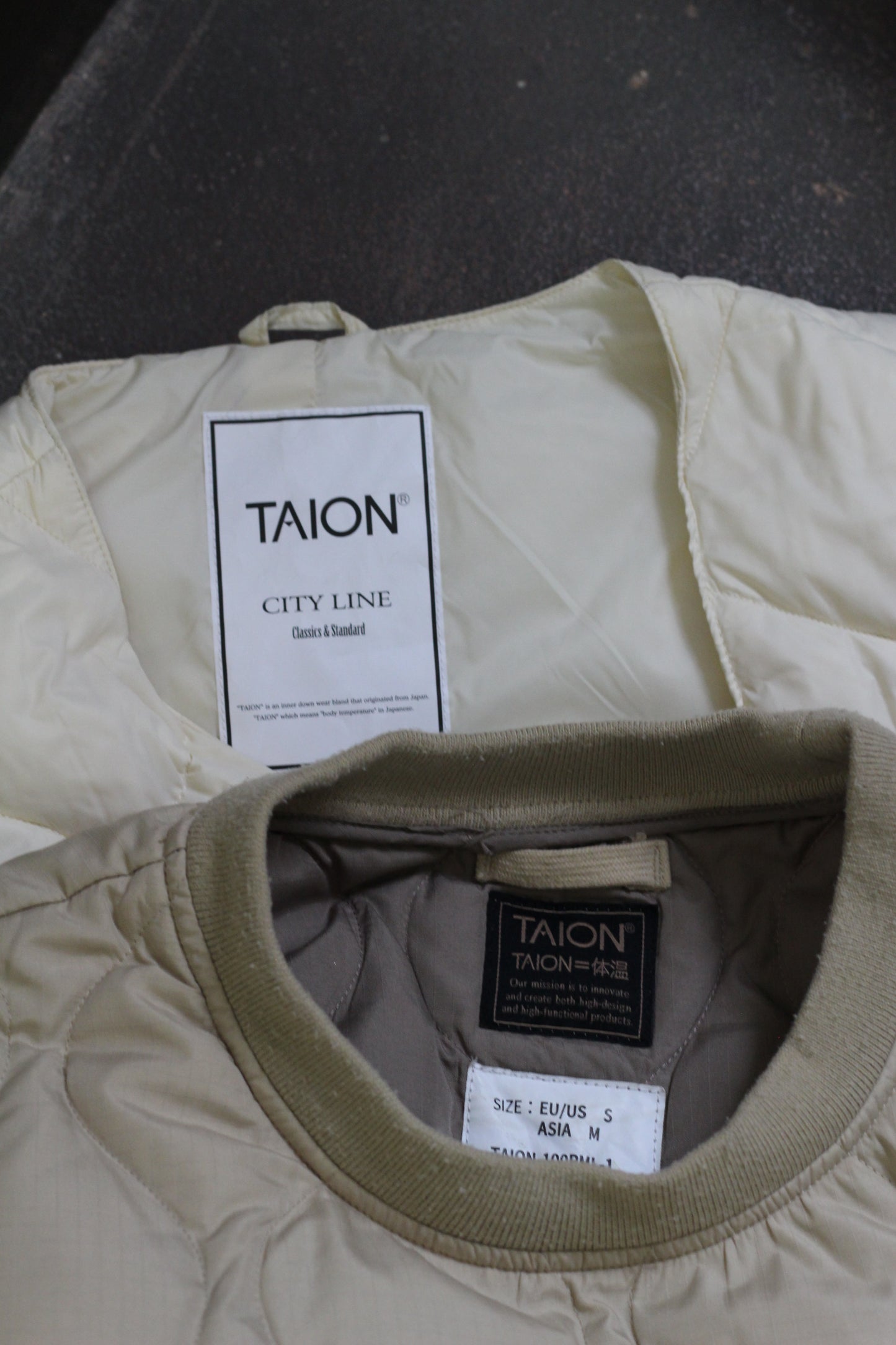 Taion Quilted Down Jacket x2点
