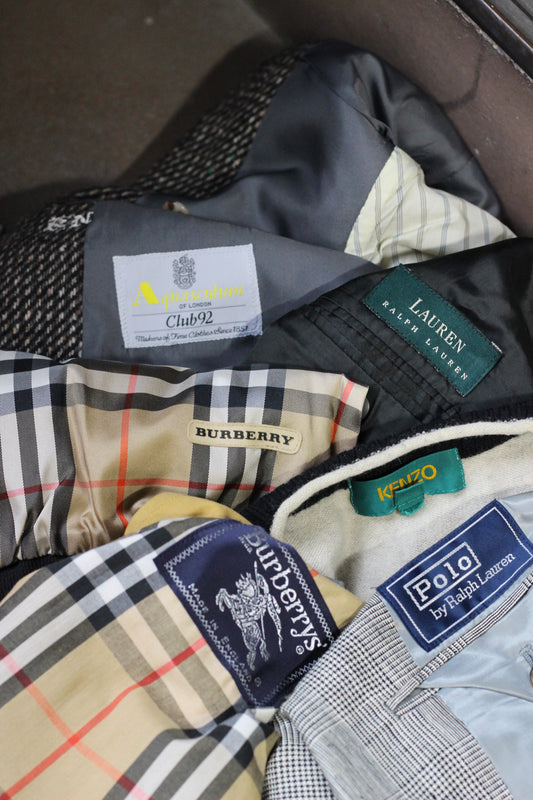 LANVIN Stripe Long Sleeve Shirt set x2点
