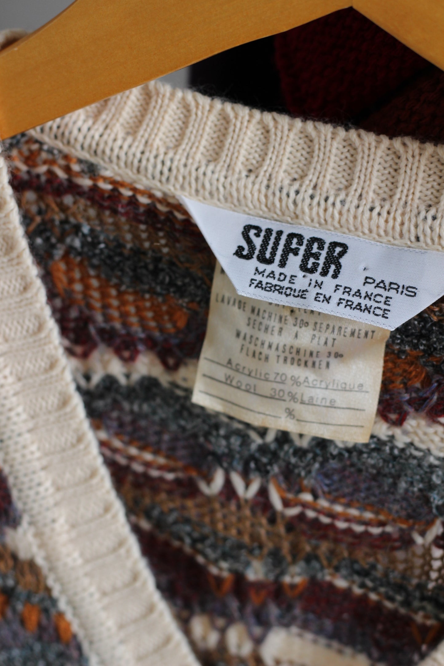 Vintage Made In France Women's Design Knitwear x2点