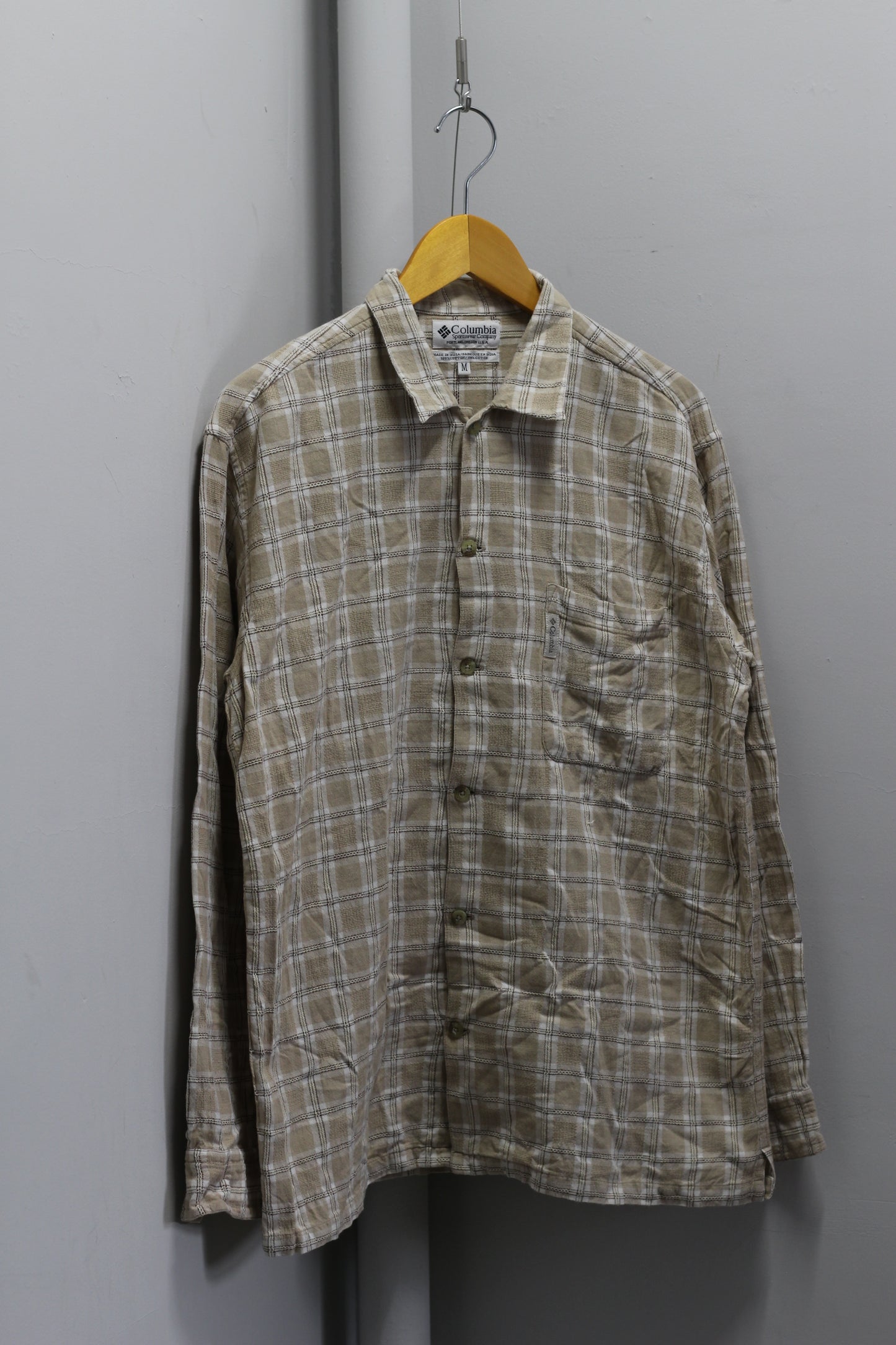 Columbia & mont-bell Check Shirt x3点