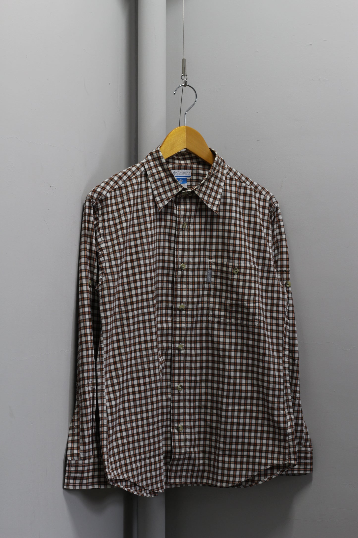 Columbia & mont-bell Check Shirt x3点