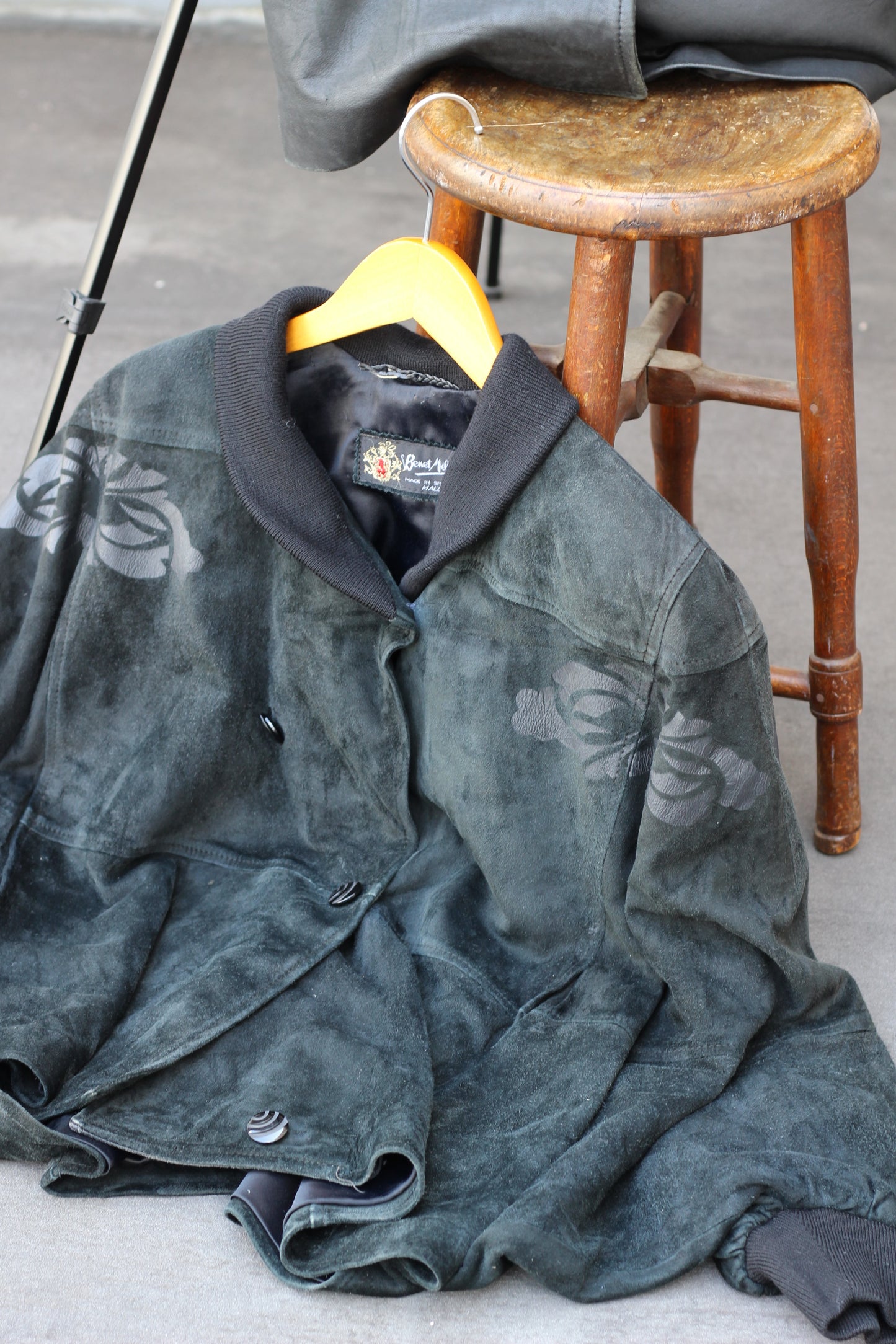 Vintage Made In Spain & Australia Leather Jacket x3点