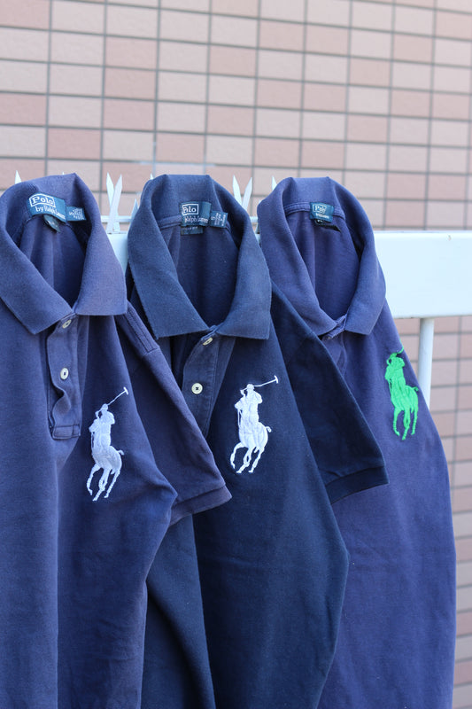 90-00's Polo Ralph Lauren Big Pony Short Sleeve Polo Shirt set x5点