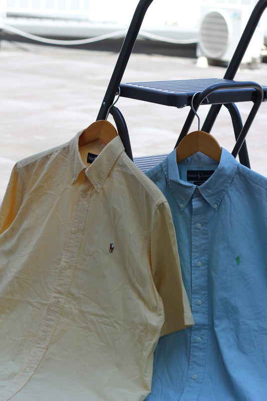 90-00's Ralph Lauren Basic Short Sleeve Shirt set x2点