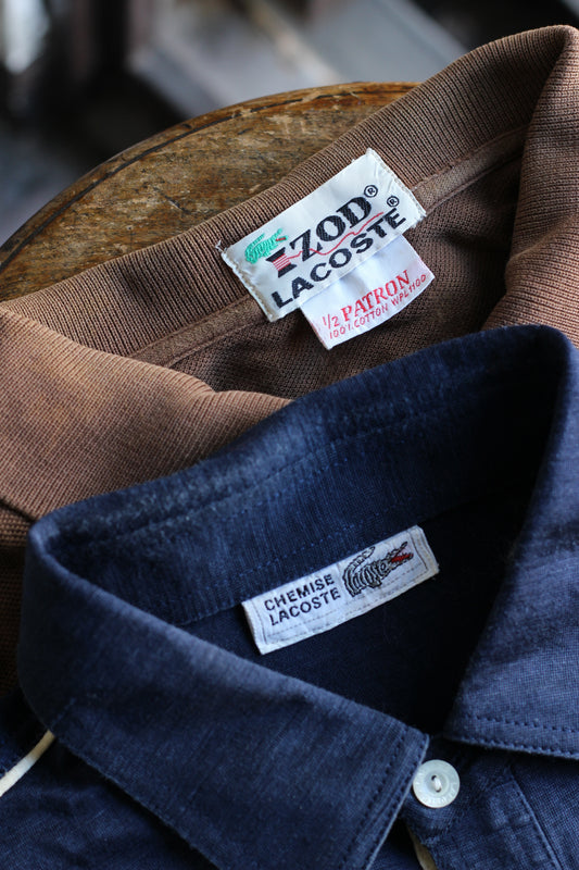 70's CHEMISE&IZOD Lacoste Short Sleeve Polo Shirt set x2点