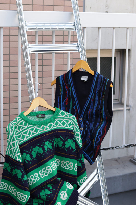 Brand & Vintage Made In Ireland & Australia Design Knitwear x3点