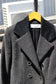 Vintage Made In Italy Black Chester Coat x2点