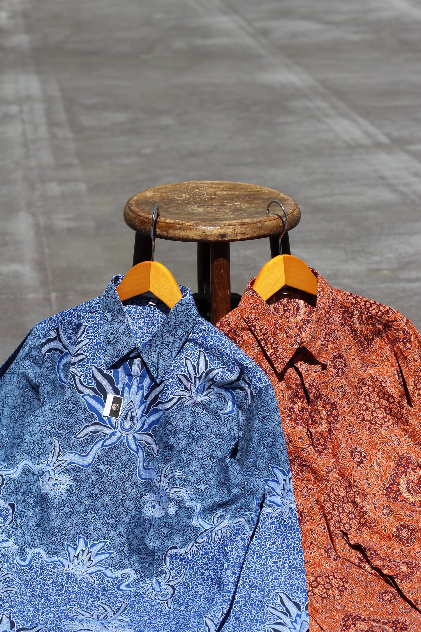 Batik Keris Botanical Design Shirt x2点