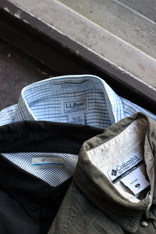 Columbia & L.L.bean Long Sleeve Shirt x3点