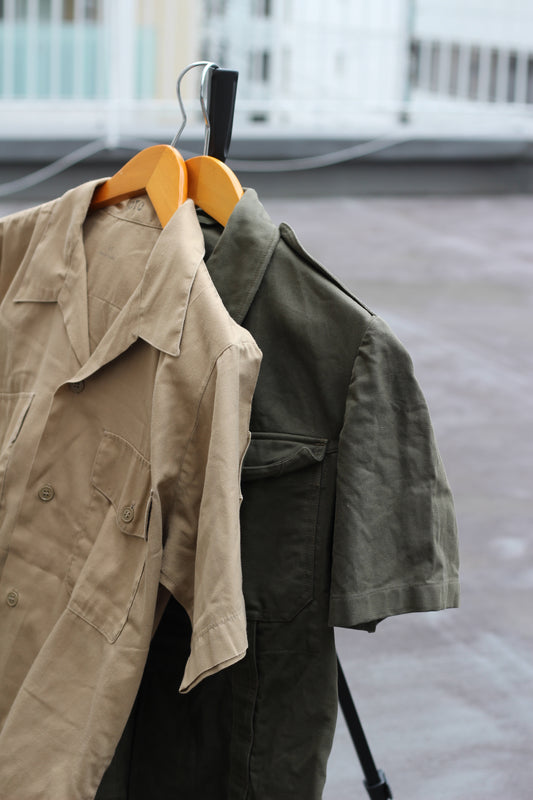 1978 USMC & 1984 West German Army Short Sleeve Shirt set x2点