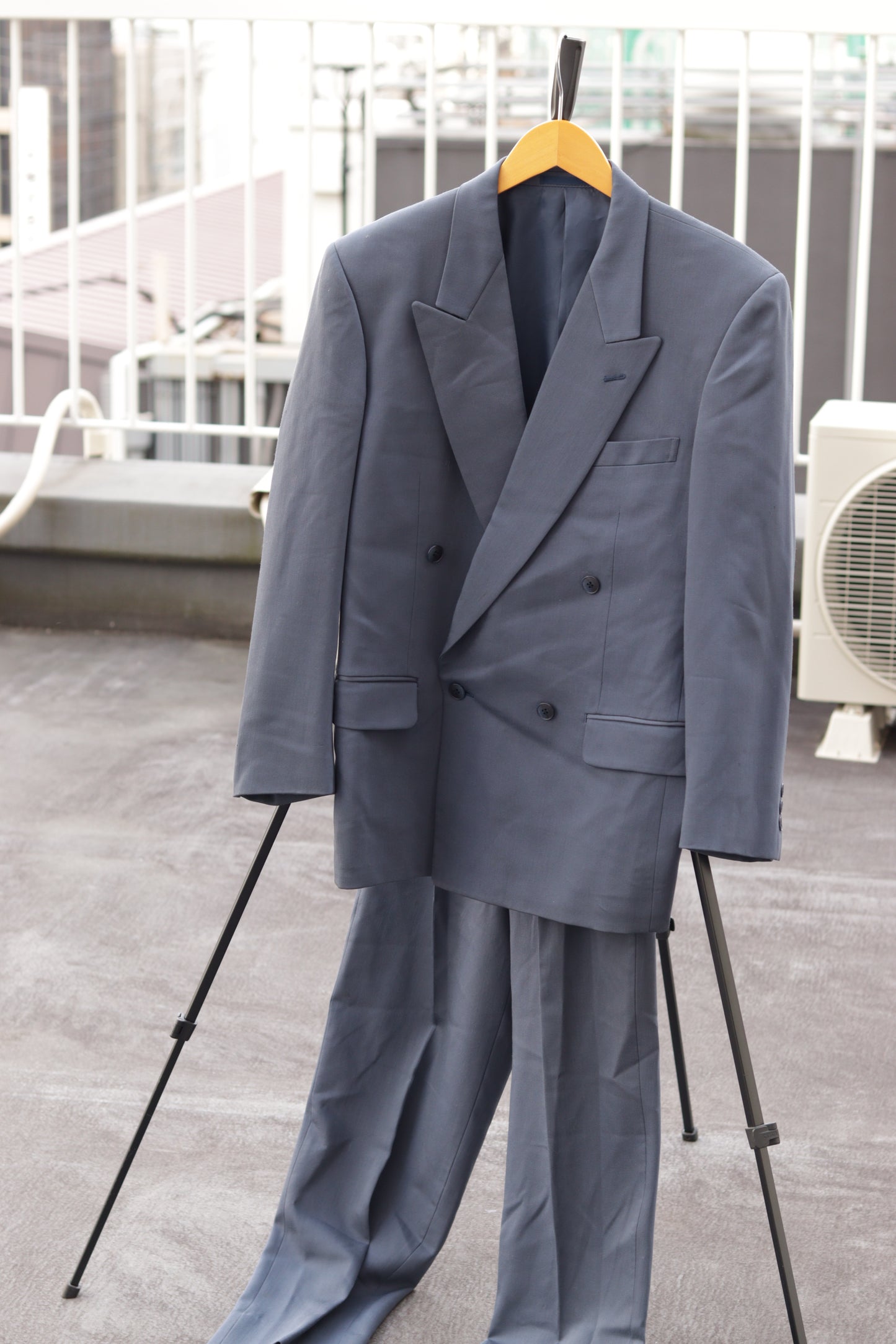 Men's Vintage Double-Breasted Set up x4点