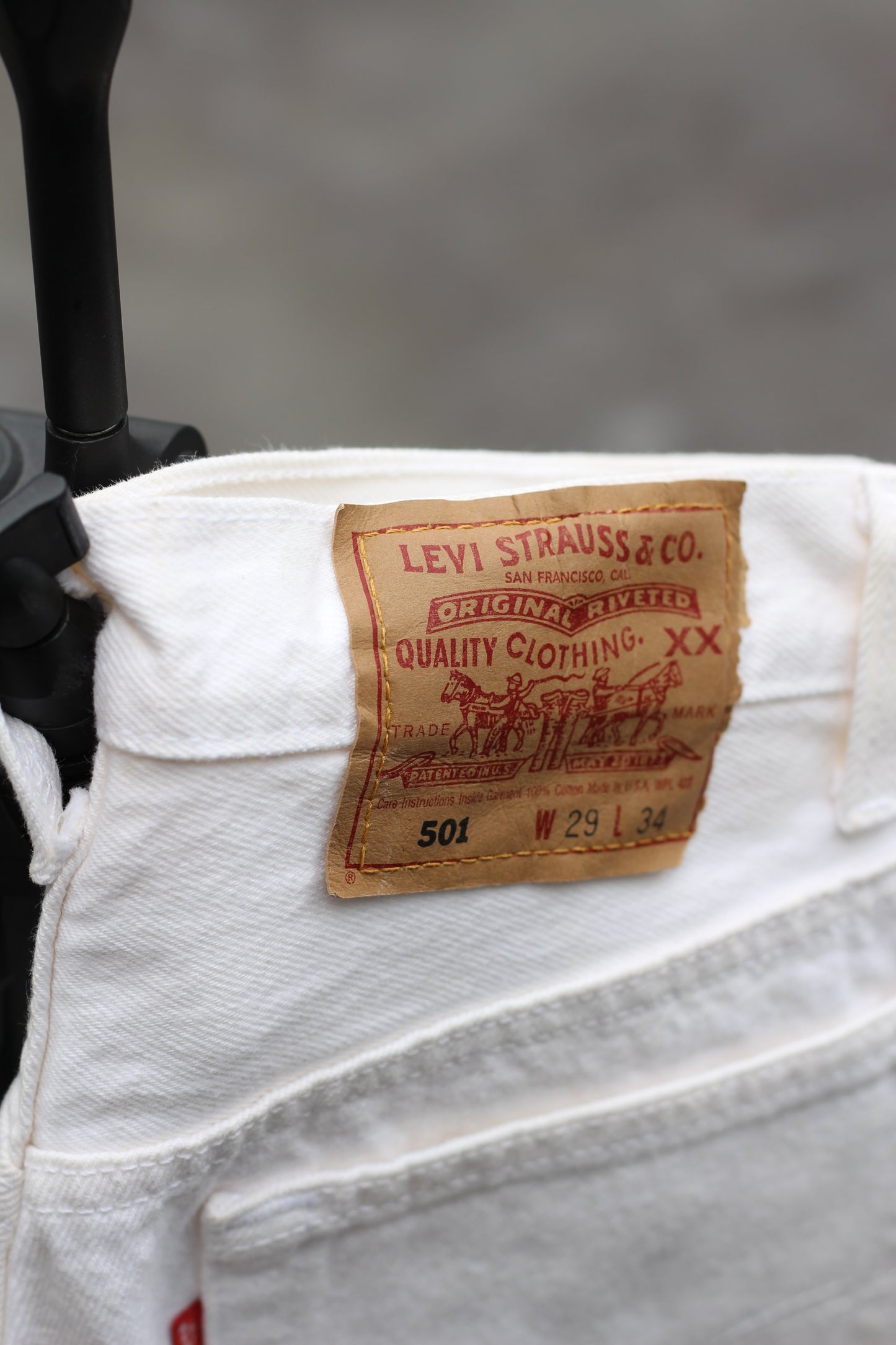 90's Made In USA Levi's White Denim Pants x2点