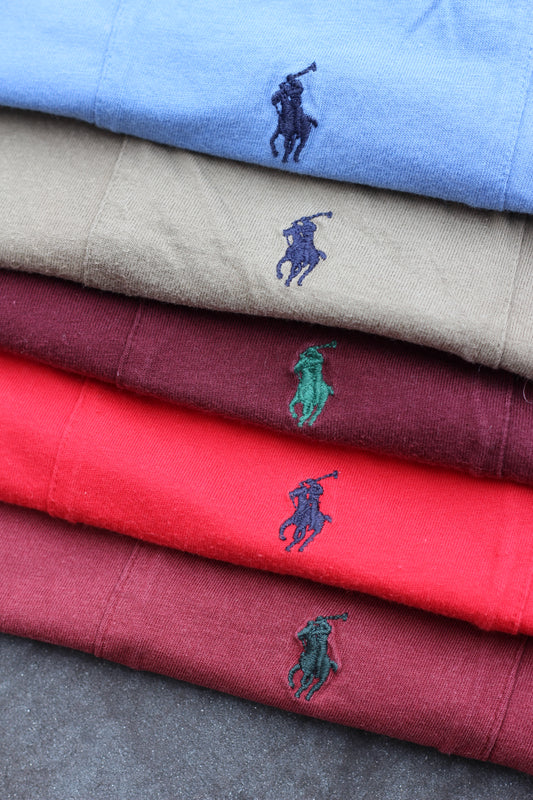 90's Polo Ralph Lauren Logo Pocket Short Sleeve T-Shirt set x6点