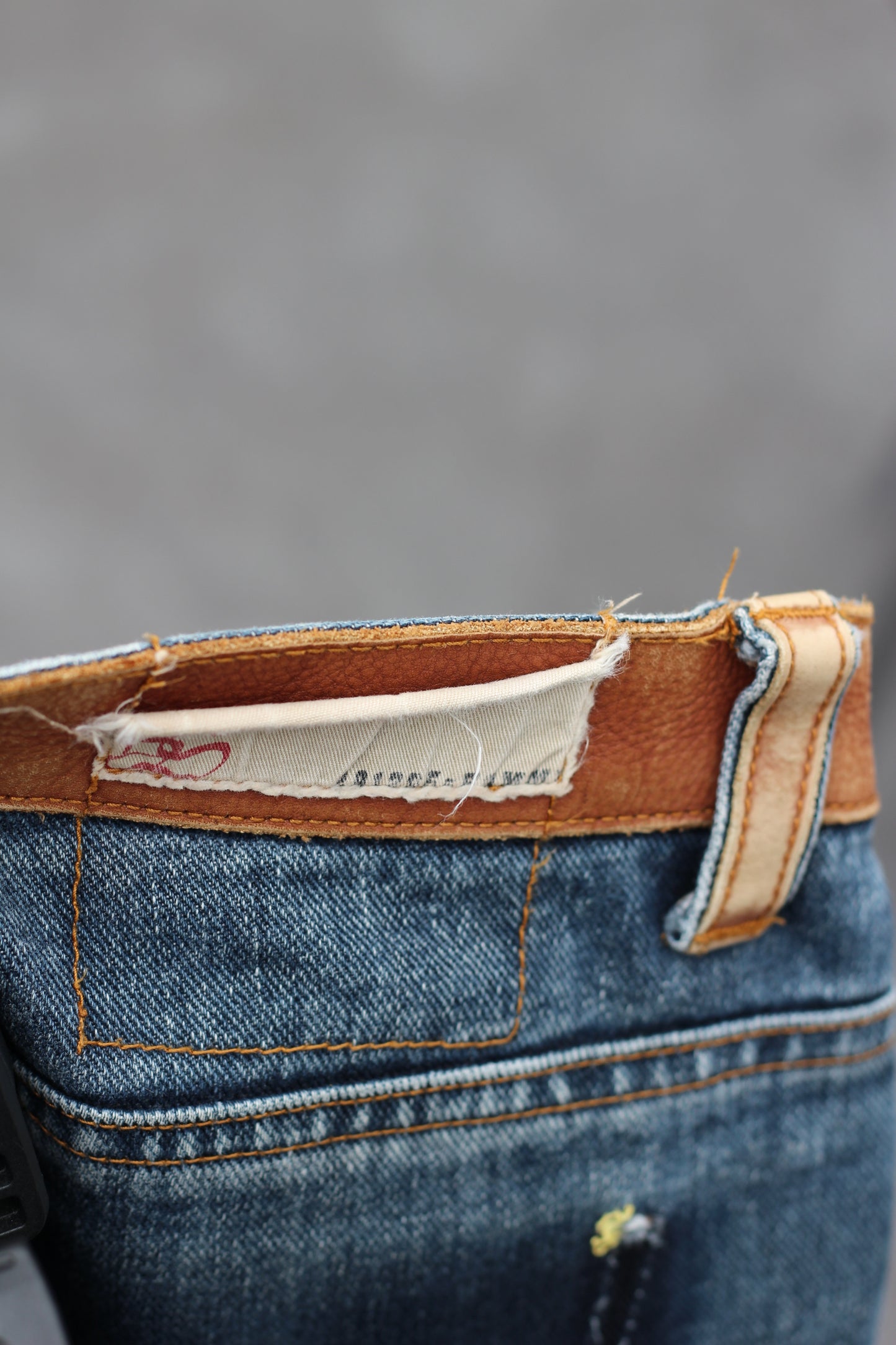 Men's Y2K Style Design Denim Pants x2点
