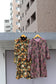 Vintage Flower Long Sleeve One-Piece x5点