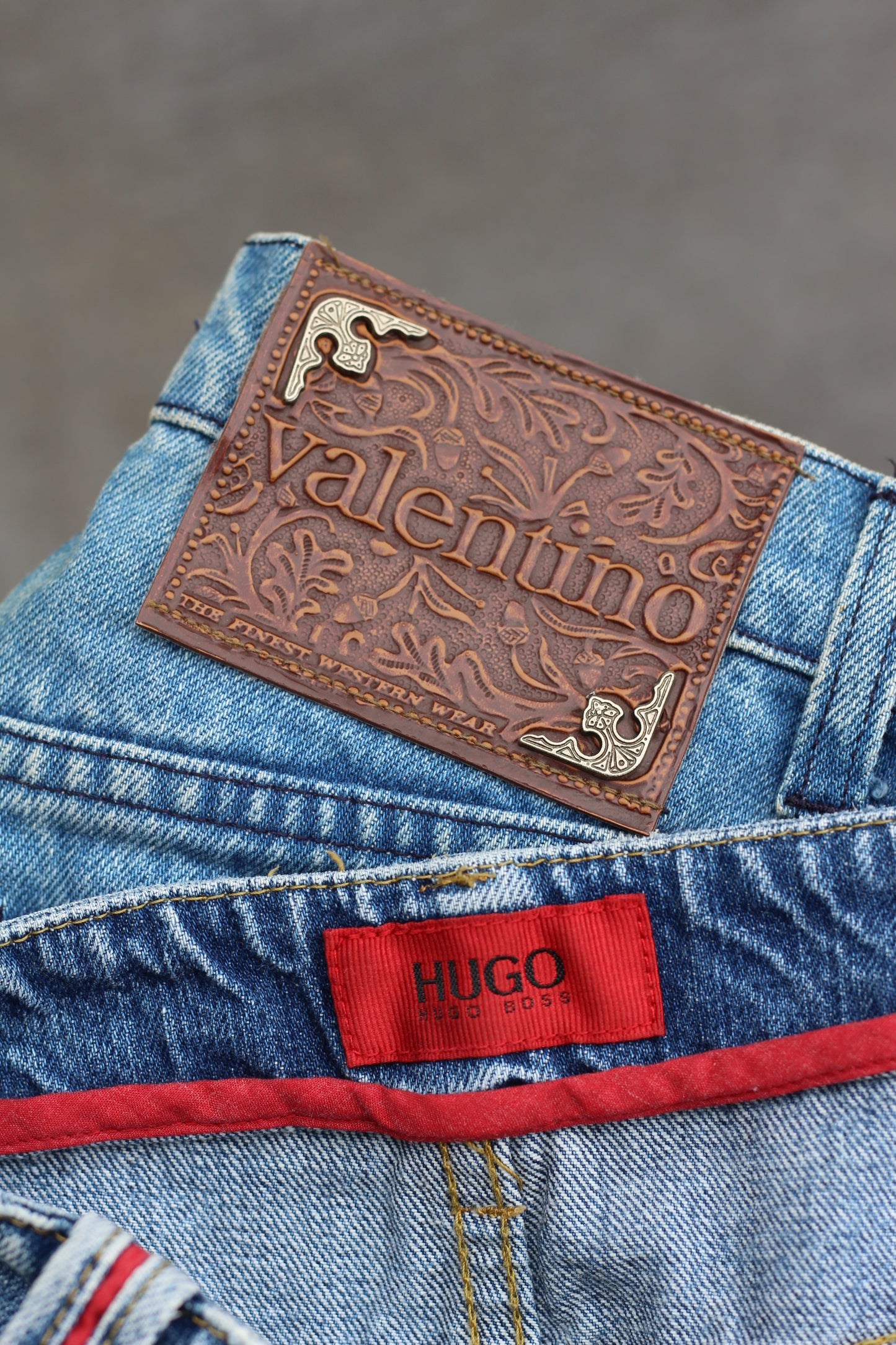 Valentino & Hugo Boss Denim Pants x2点