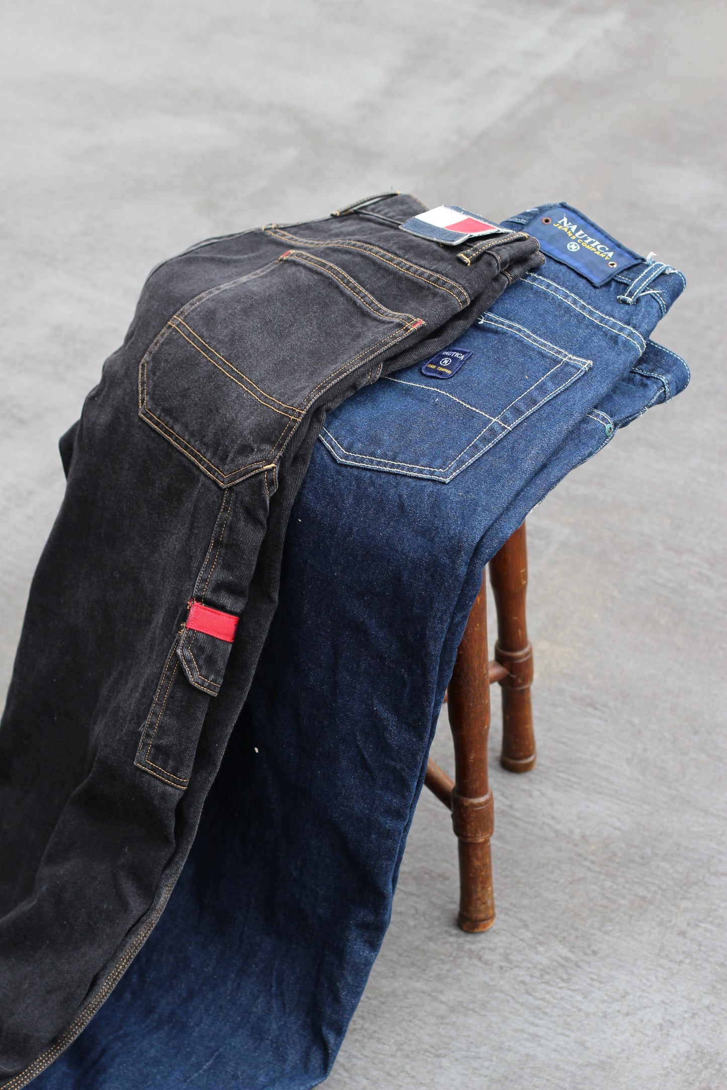 00's Y2K Tommy Hilfiger & Nautica Painter & Wide Denim Pants x2点