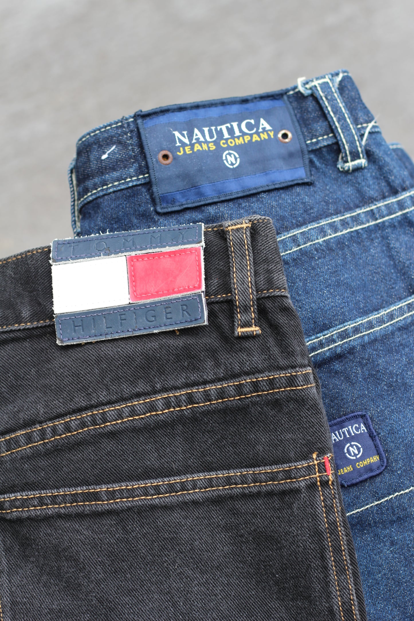 00's Y2K Tommy Hilfiger & Nautica Painter & Wide Denim Pants x2点