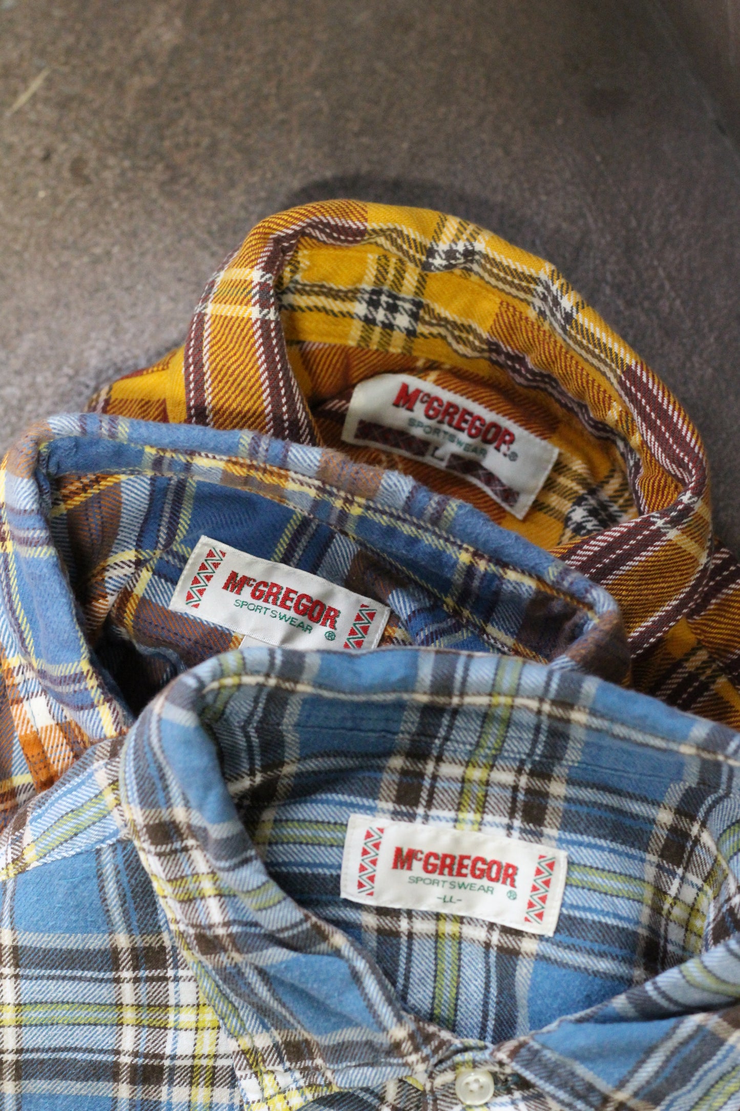 90's McGREGOR Check Shirt x3点