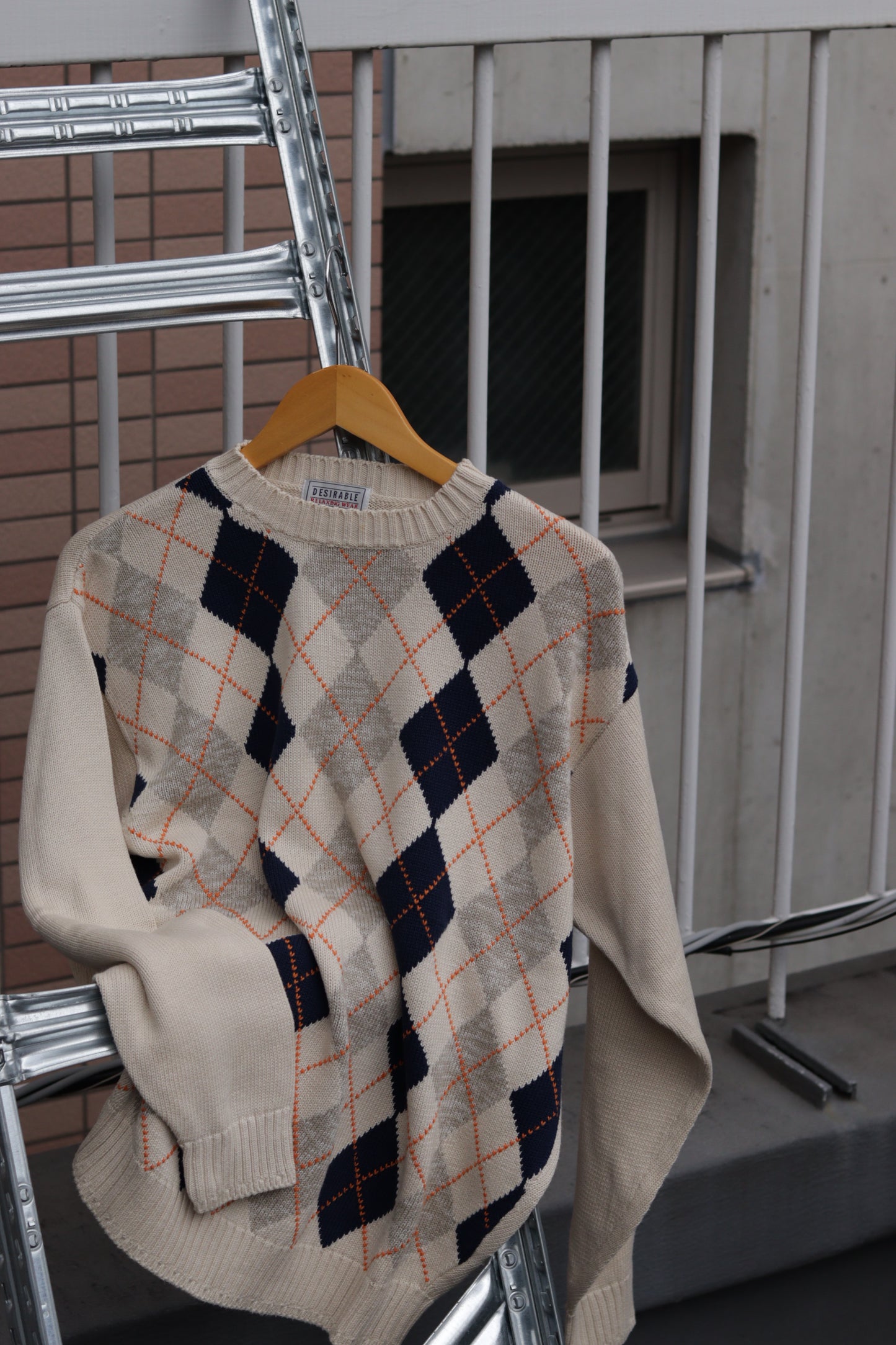 Men's Argyle Design Knitwear x5点