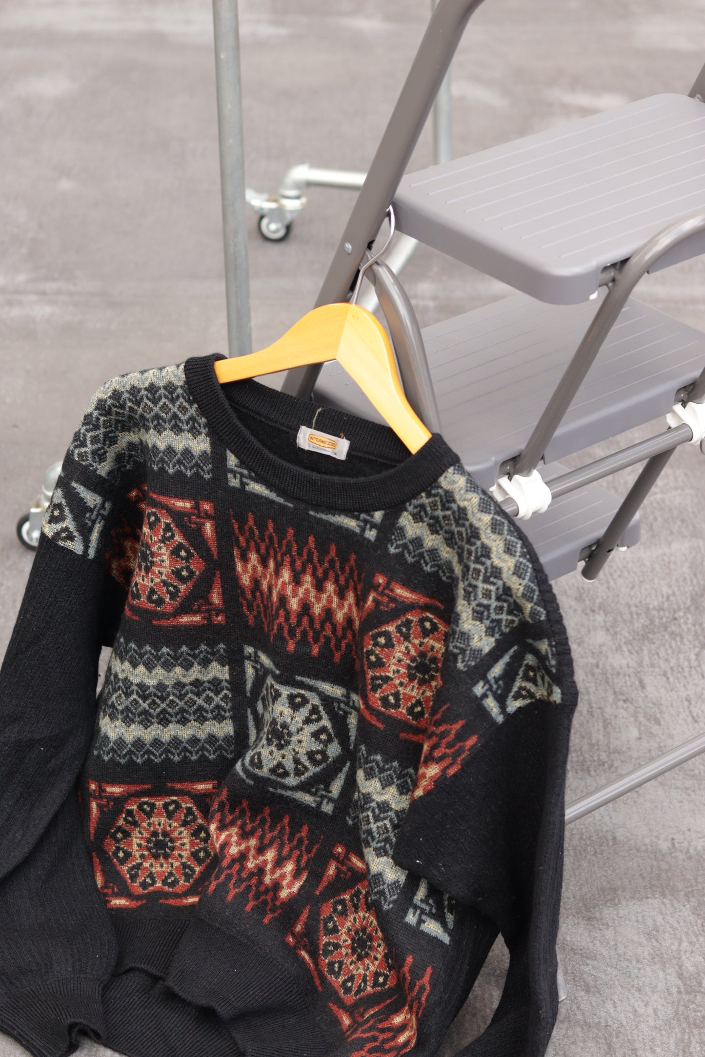 Men's 100% Alpaca Wool Nordic Design Knit x3点