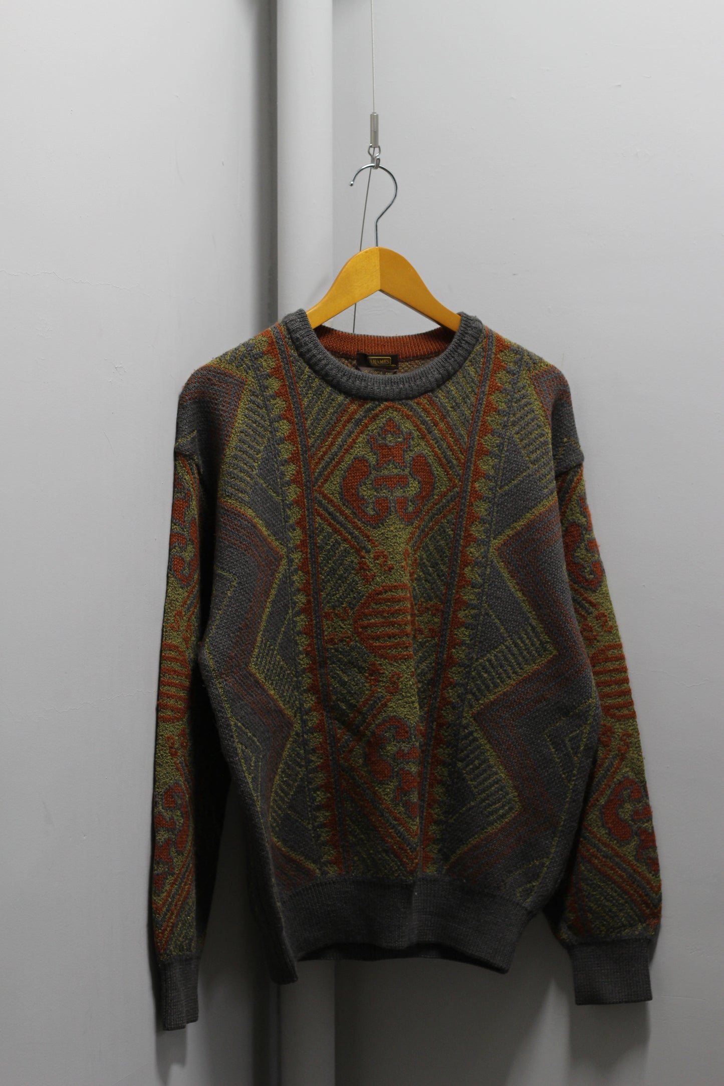 90's ARAMIS Alpaca Mix Design Knit x2点