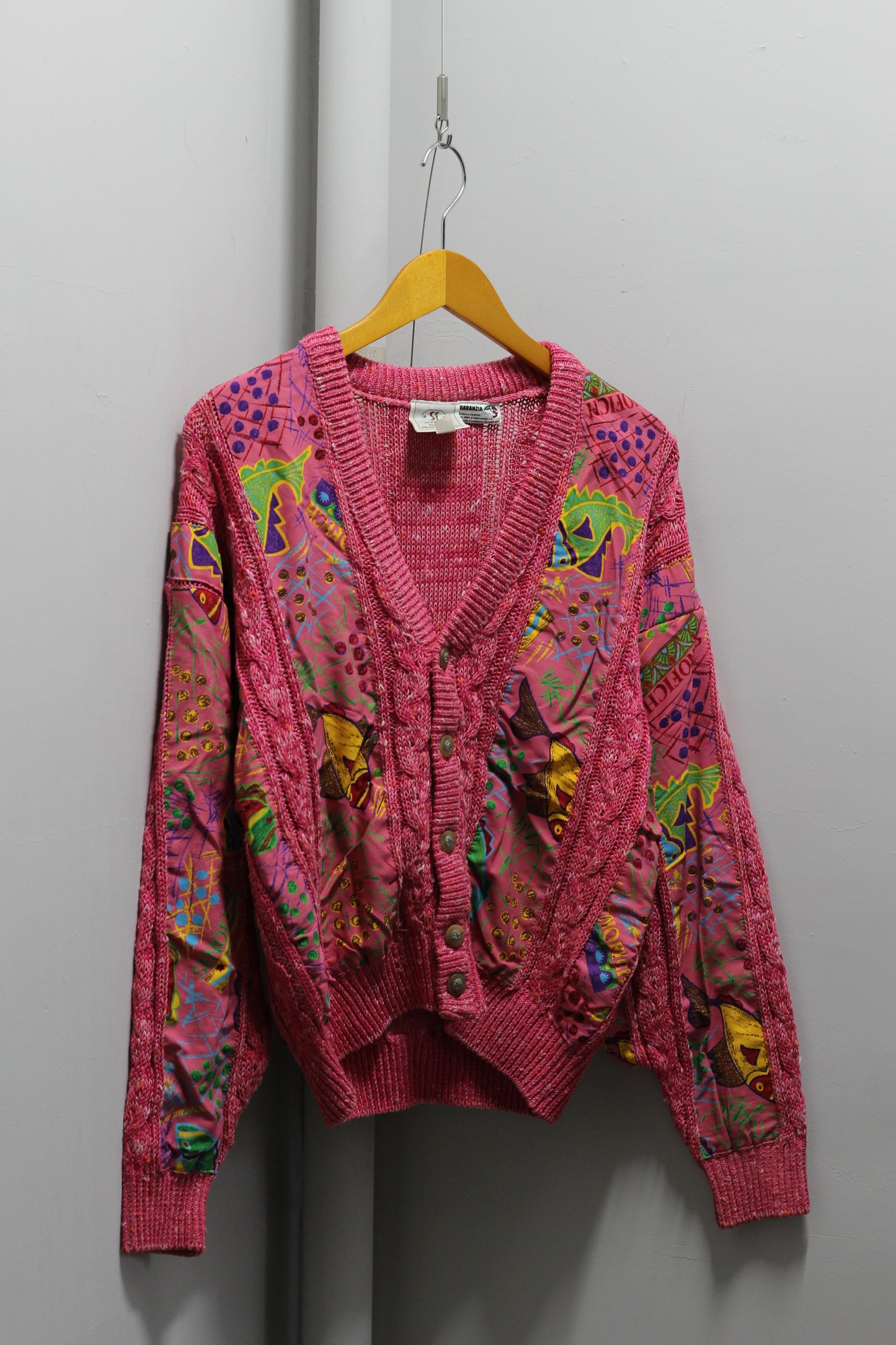 Made In Italy Men's Vintage Design Knit Cardigan x2点