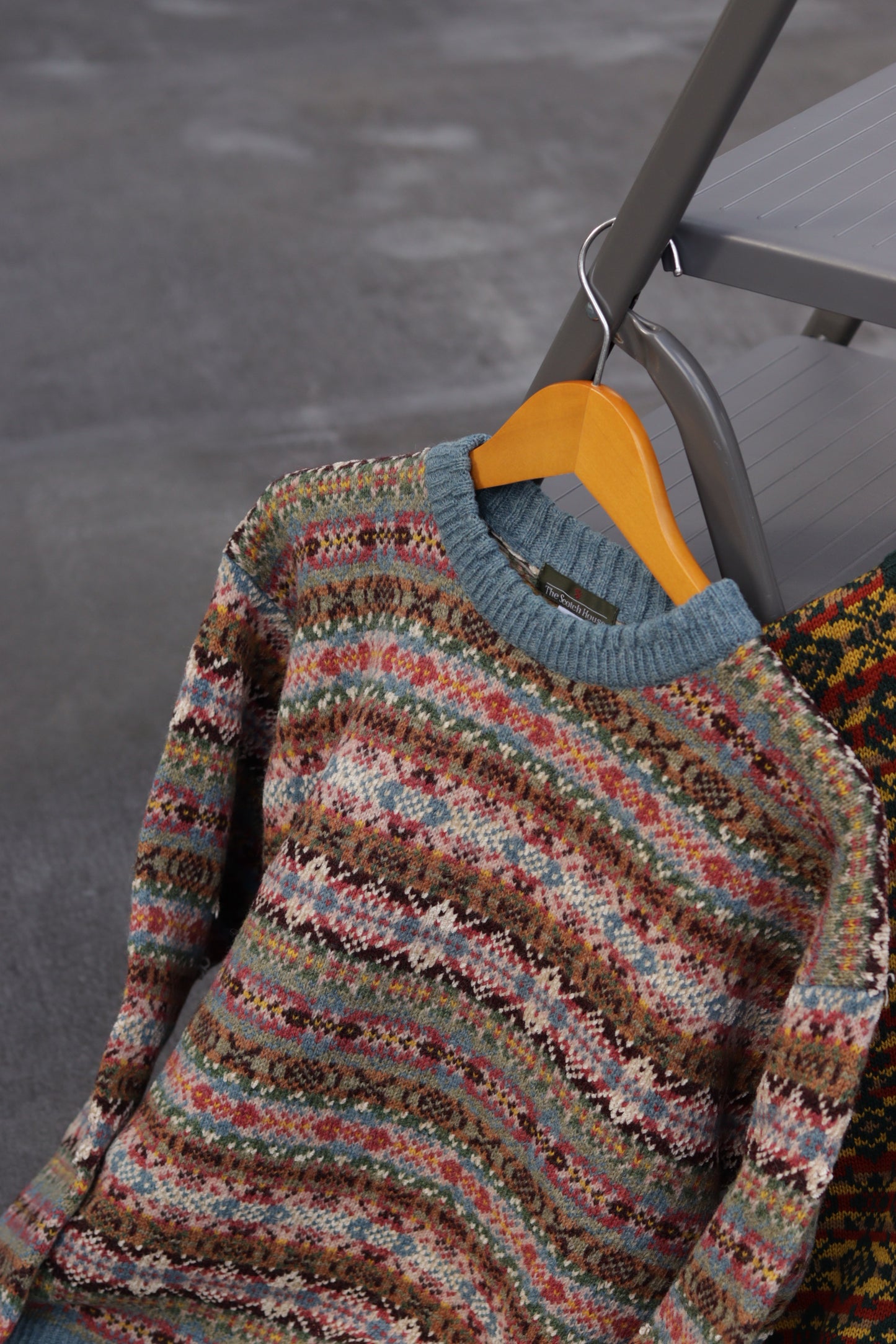 Men's Fair Isle Design Knitwear x4点
