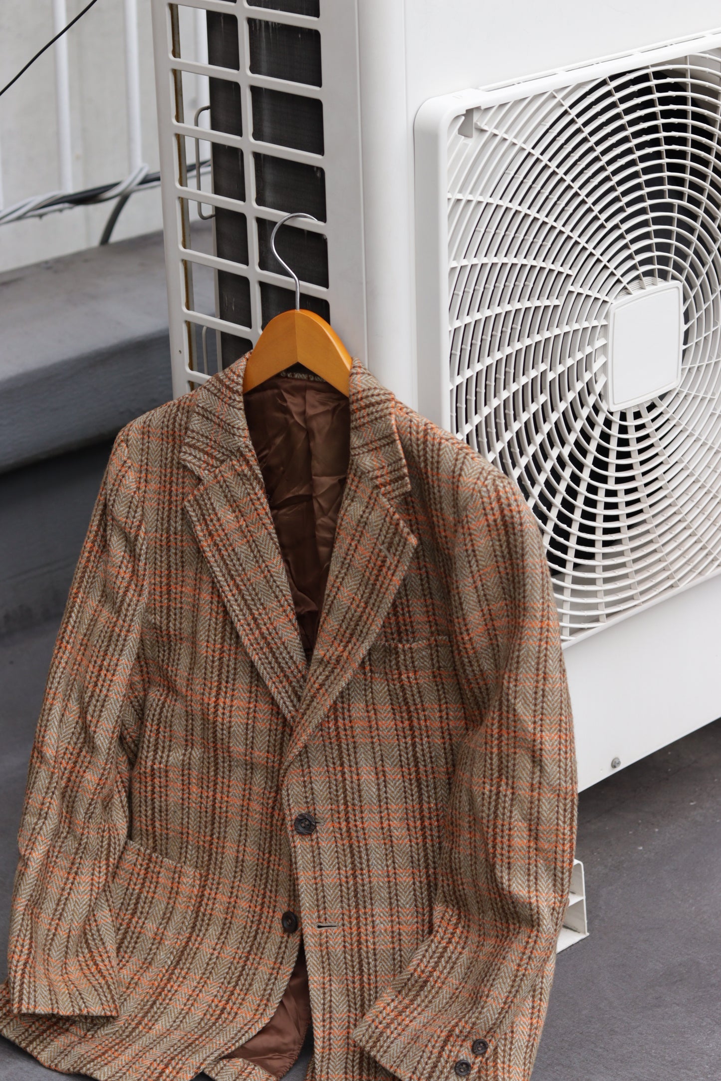 Men's Vintage Madras Check Tailored Jacket x4点
