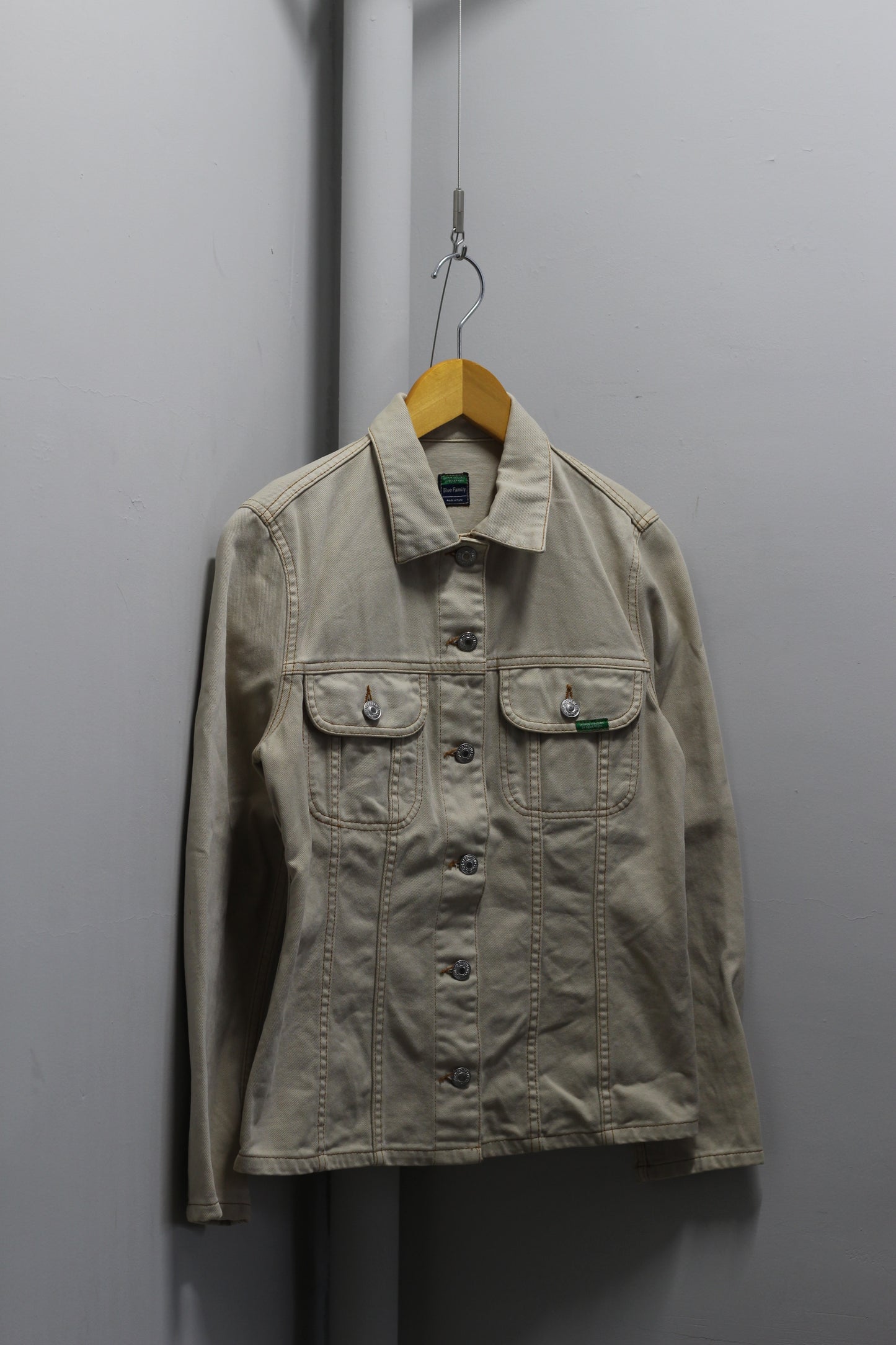 Made In USA & Italy Men's Beige Denim & Corduroy Jacket x2点
