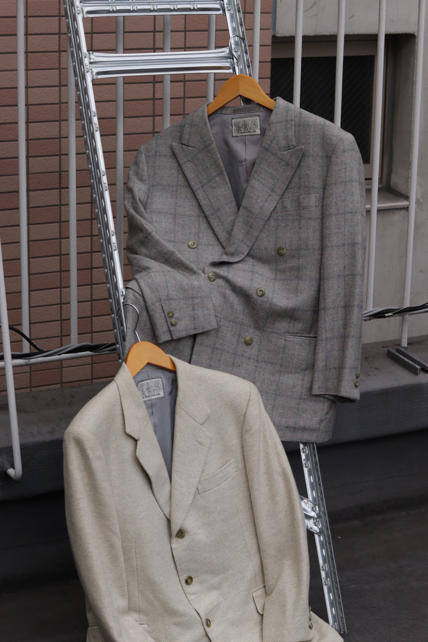 Men's Vintage 100% Cashmere Tailored Jacket x3点