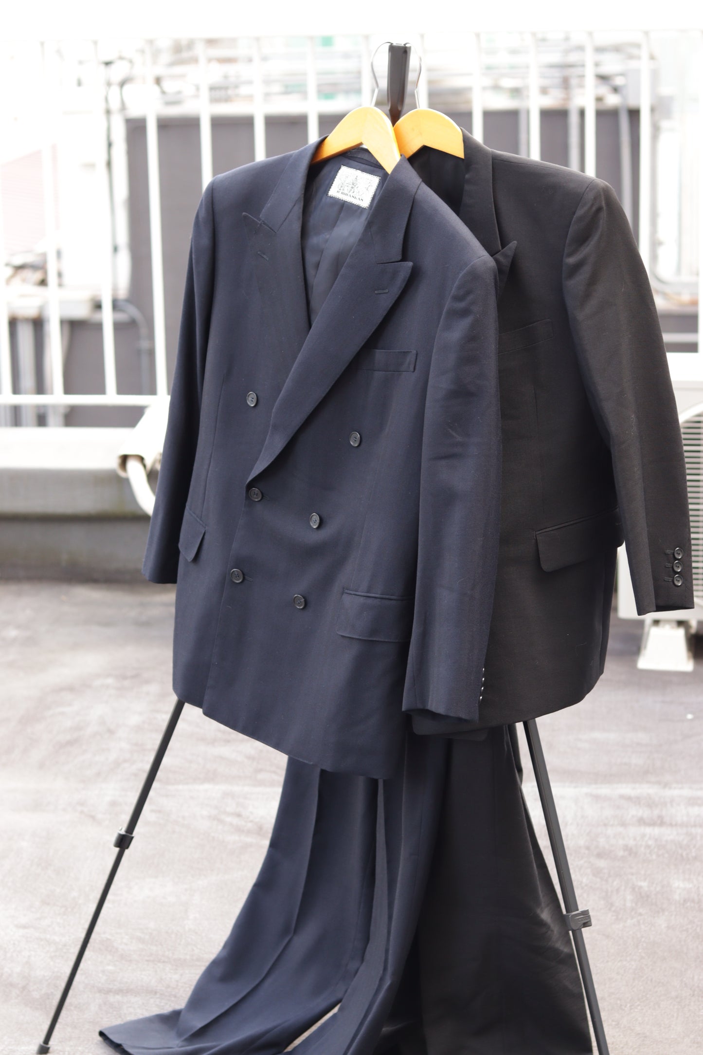 Men's Vintage Made In Uk 100% Cashmere & Wool Double Set x2点