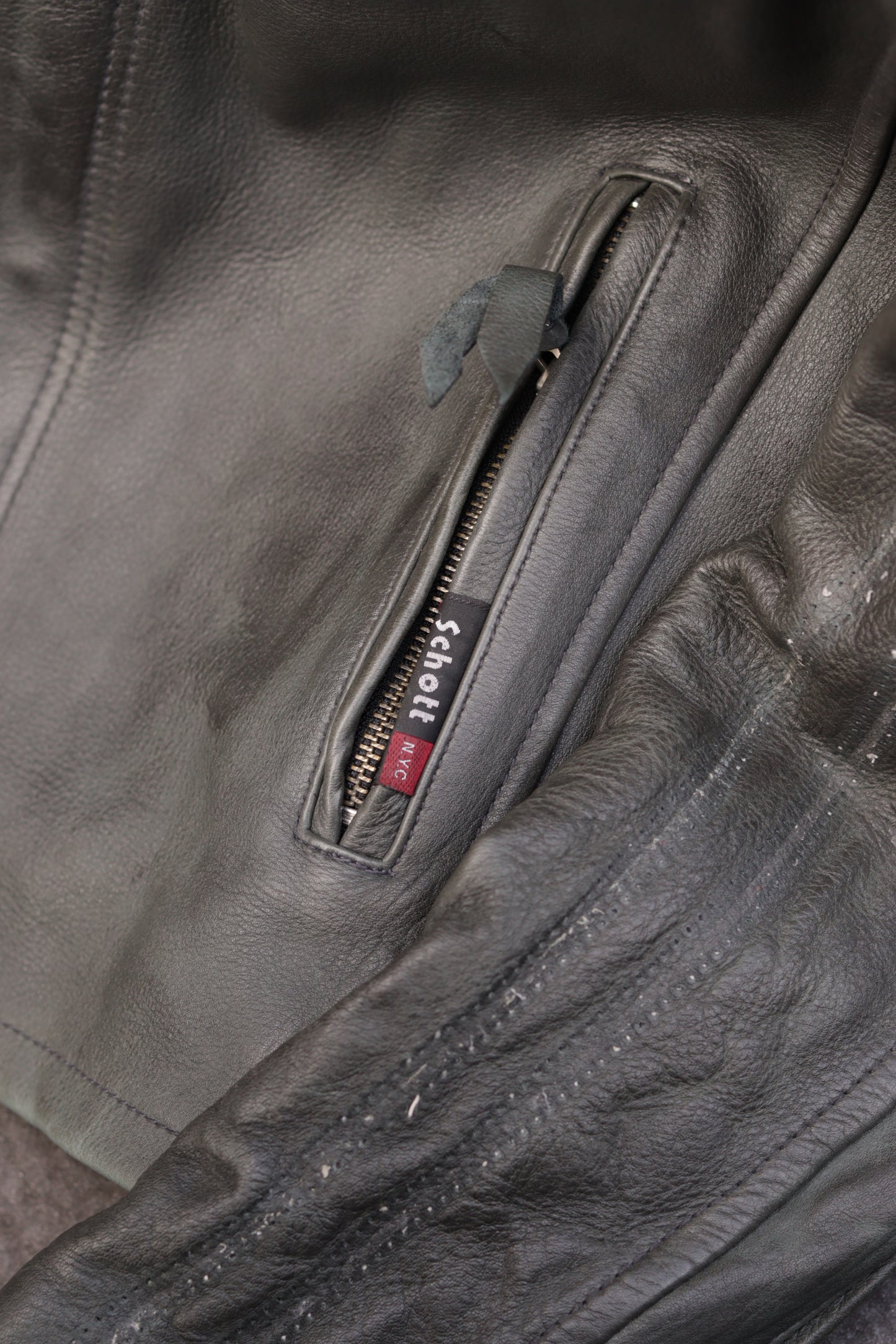 Men's Schott & Design Leather Jacket x2点