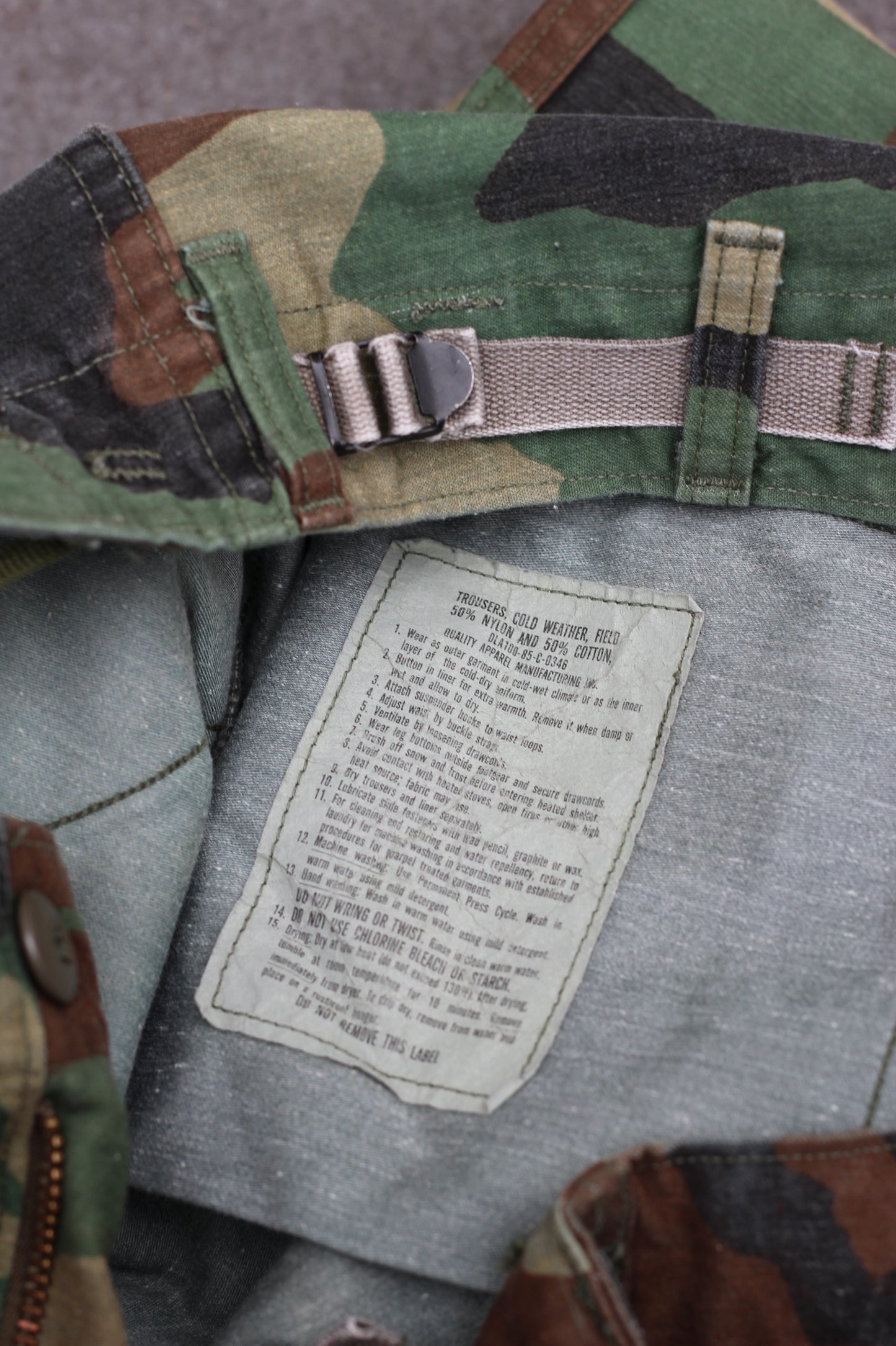 U.S. ARMY 1985's M-65 & 1994's BDU Camouflage Cargo Pants x2点