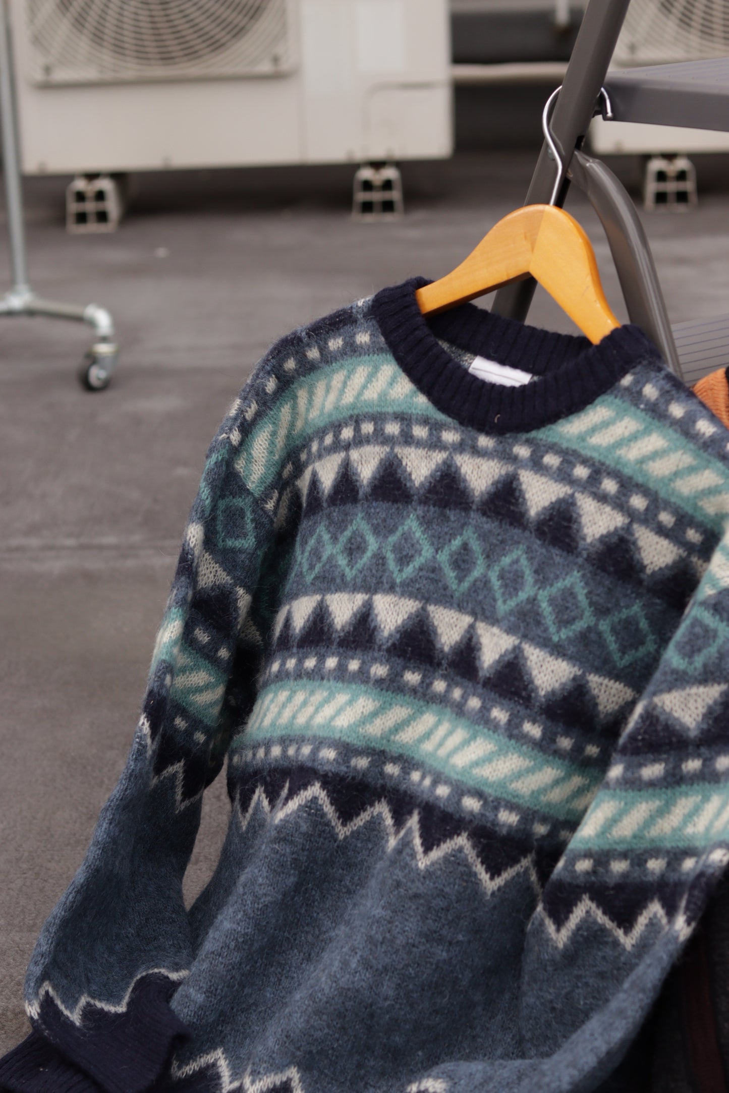 Men's Vintage Made In Ireland & Italy Design Knitwear x2点