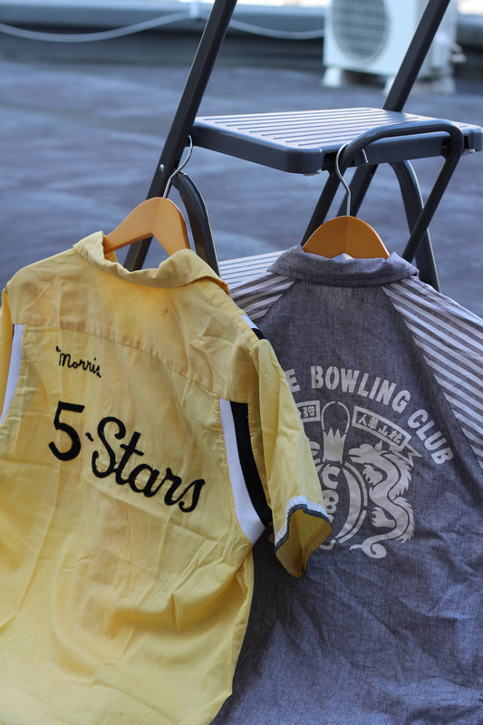 50-60's & 70's Made In USA King Louie Vintage Bowling Shirt set x2点